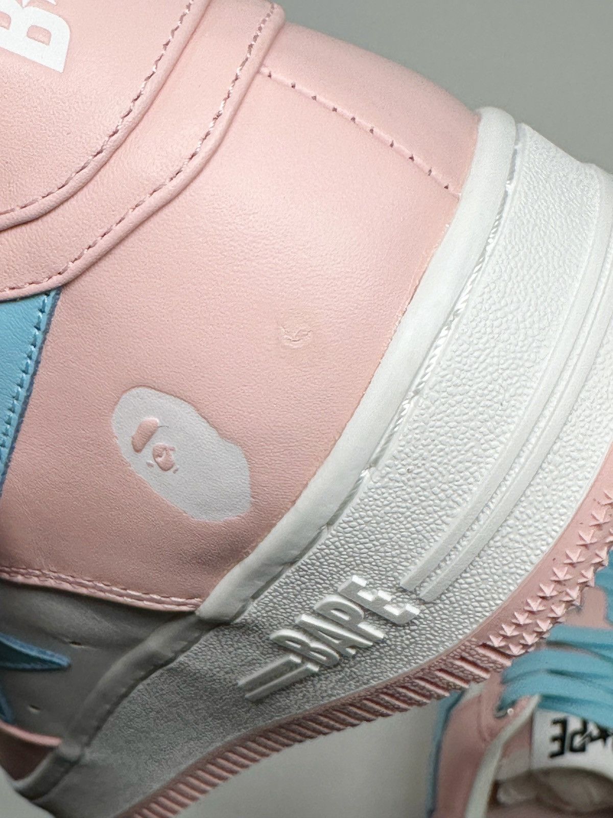 Bape A Bathing Ape Bape Sta Pastel Pink Size US 10 / EU 43 - 11 Thumbnail