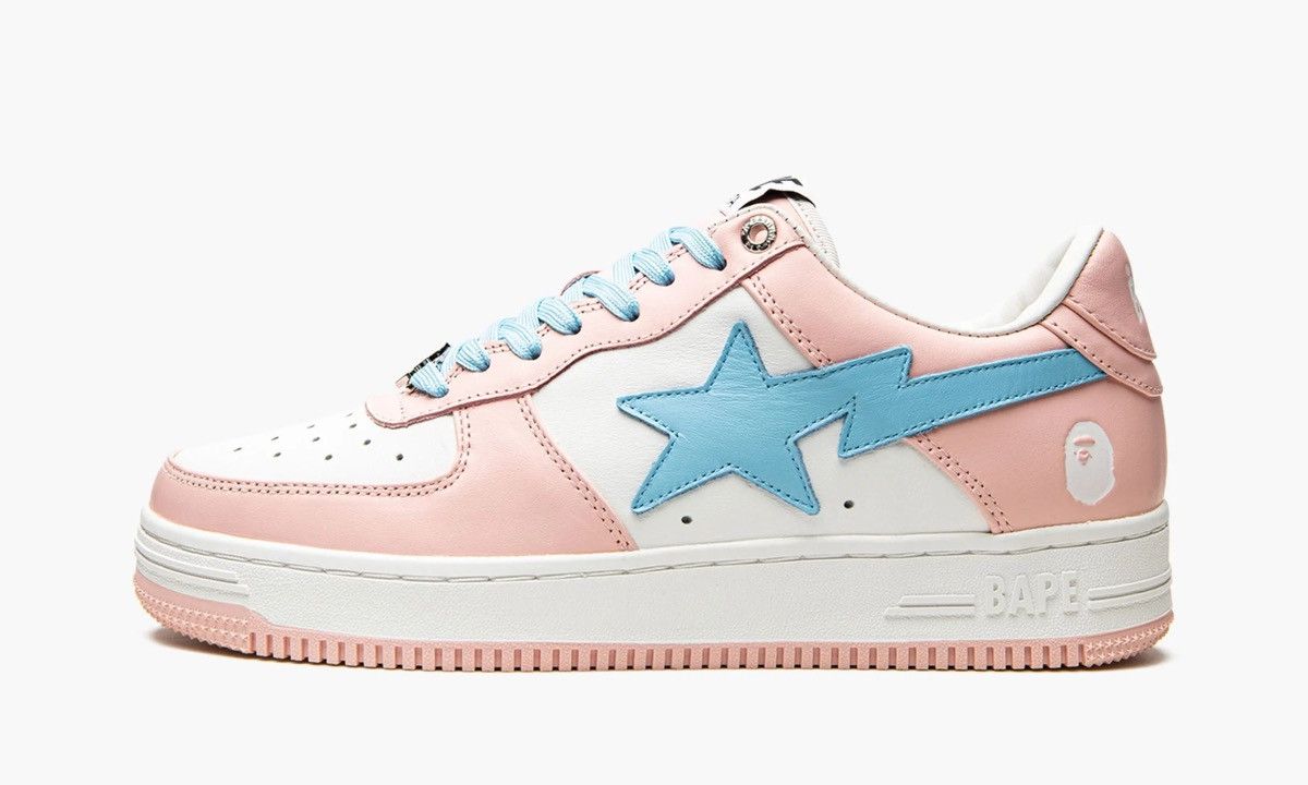 Bape A Bathing Ape Bape Sta Pastel Pink Size US 10 / EU 43 - 3 Thumbnail