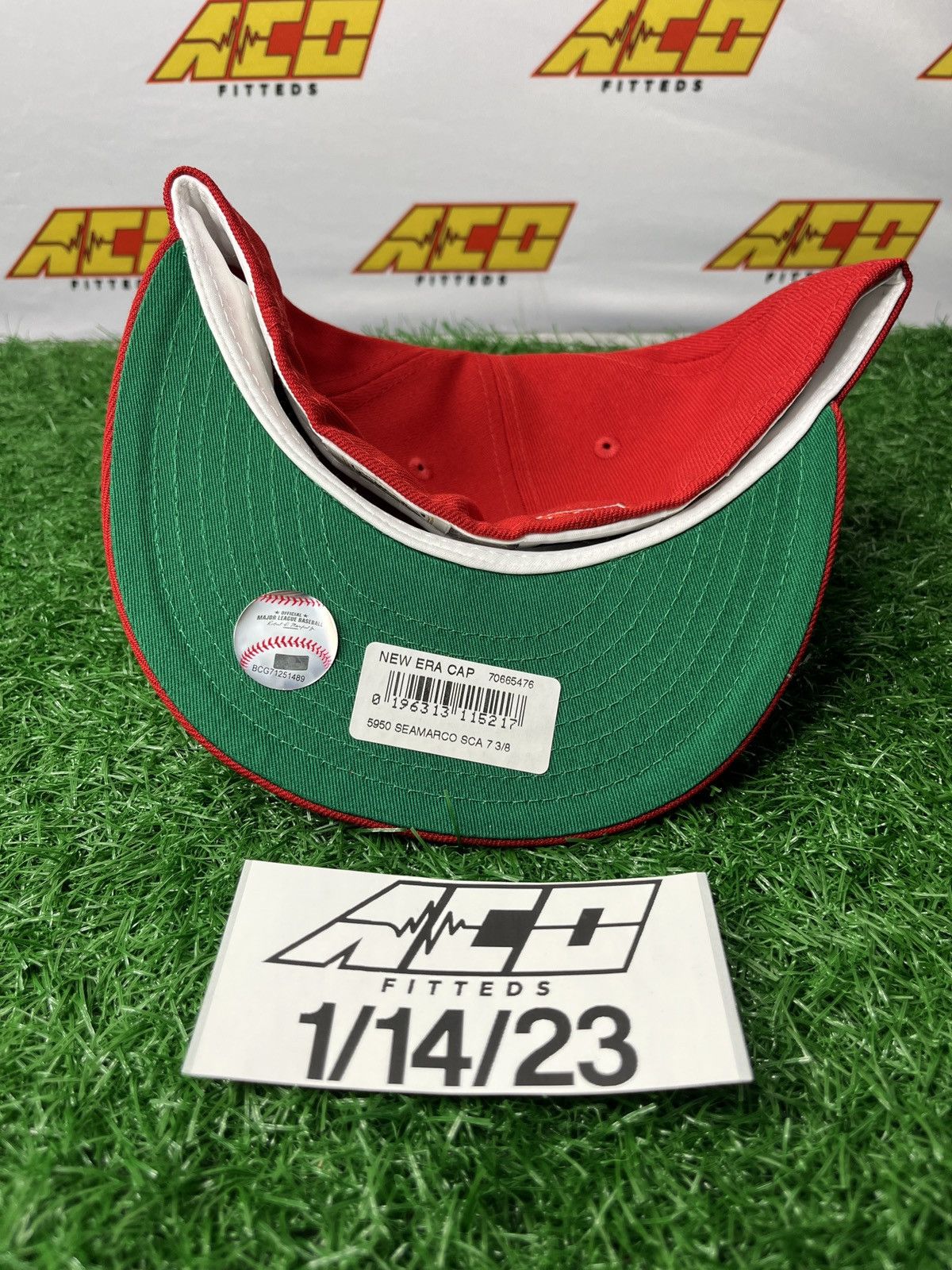 MLB × New Era Mariners 7 3/8 30th anniversary fitted hat red Size ONE SIZE - 4 Thumbnail