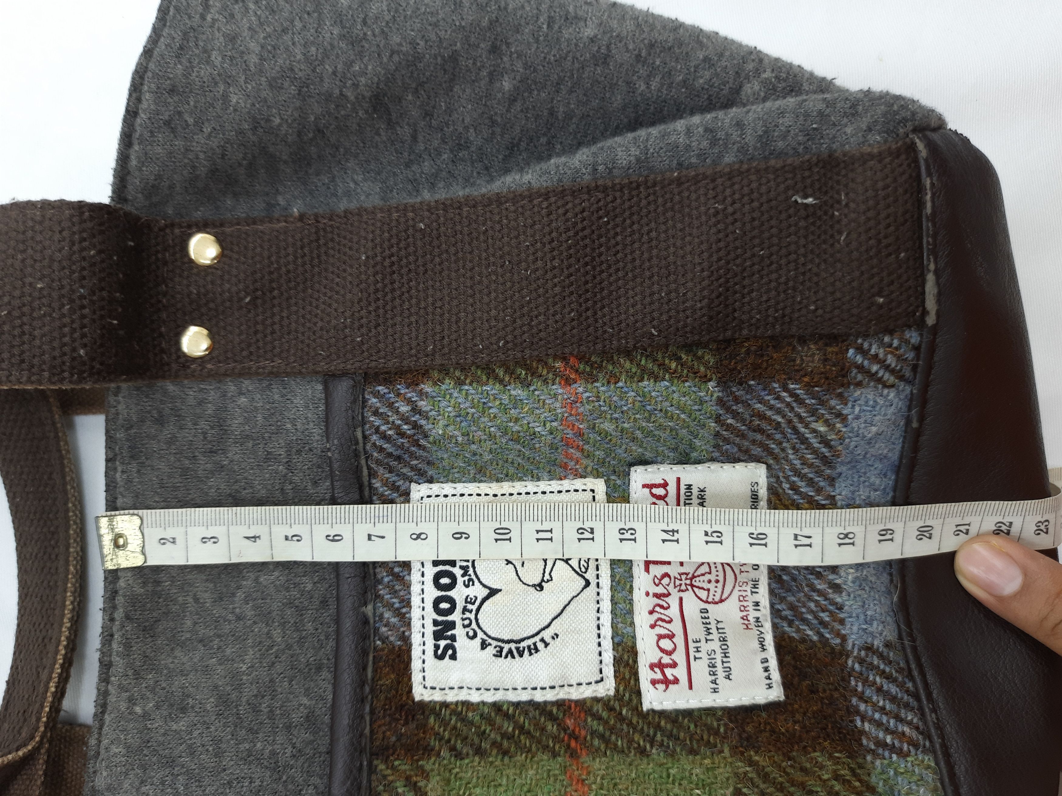 Harris Tweed × Peanuts × Vintage Mini Bag Snoopy Harris Tweed Size ONE SIZE - 12 Thumbnail