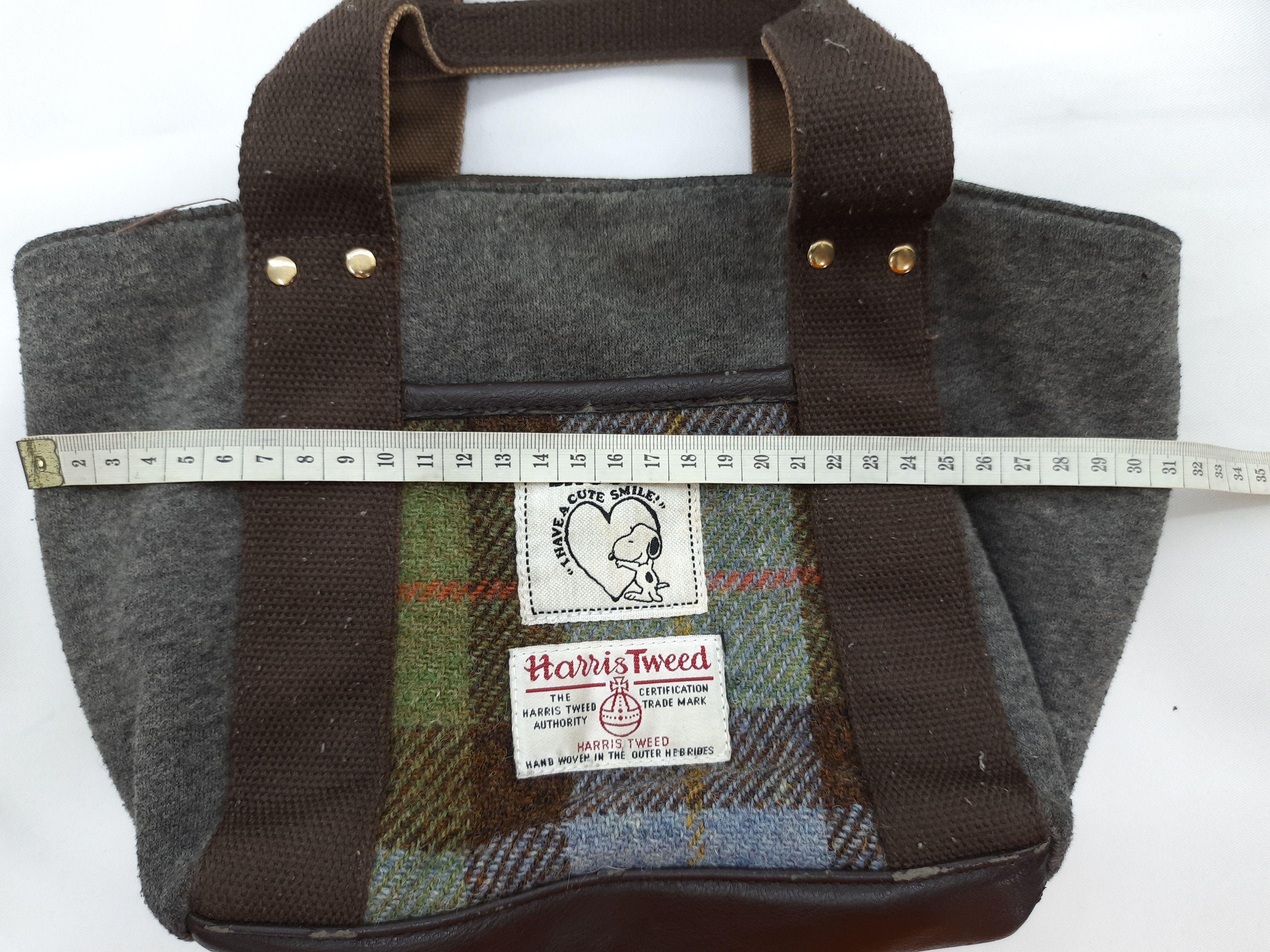 Harris Tweed × Peanuts × Vintage Mini Bag Snoopy Harris Tweed Size ONE SIZE - 11 Thumbnail