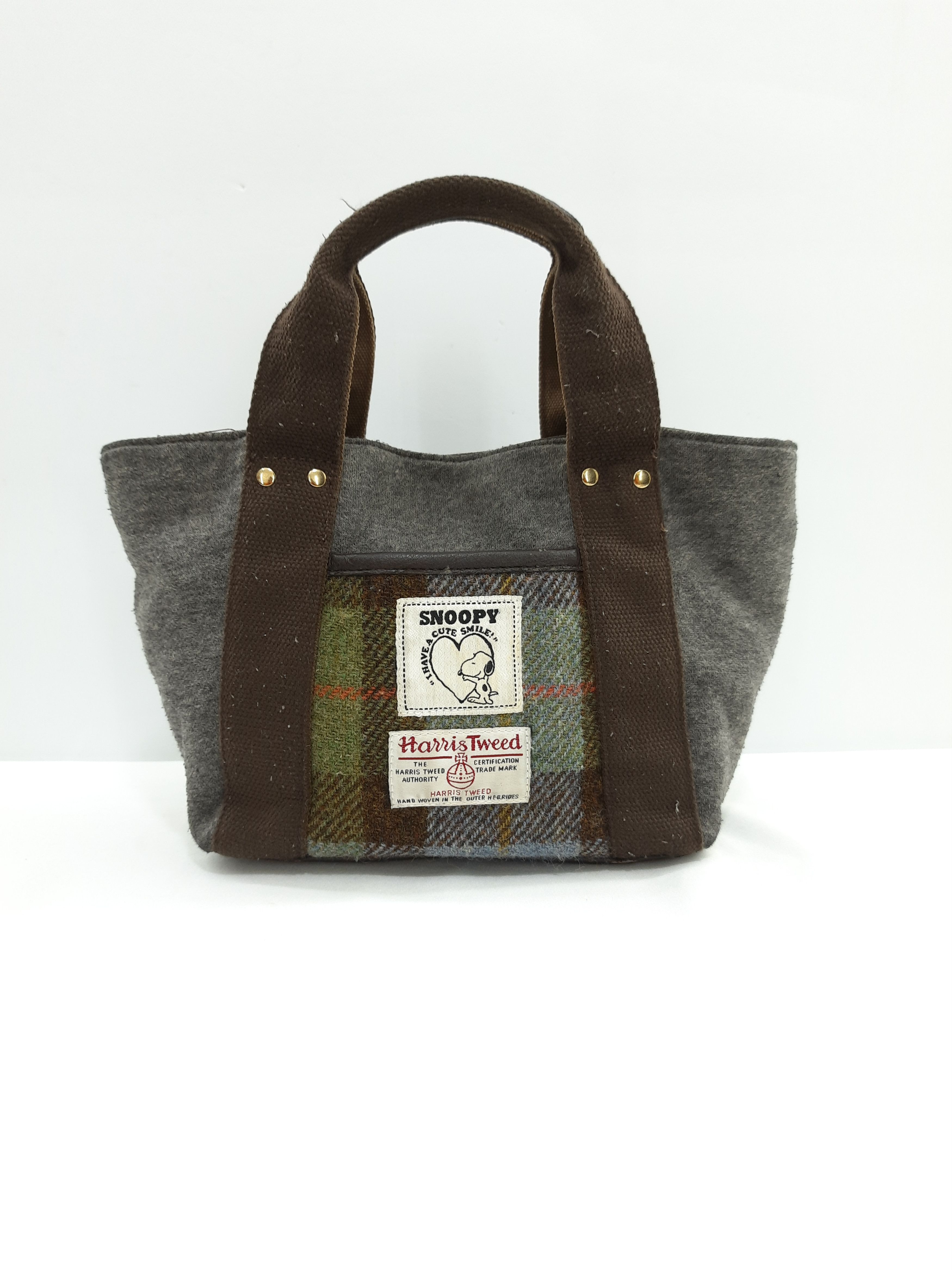 Harris Tweed × Peanuts × Vintage Mini Bag Snoopy Harris Tweed Size ONE SIZE - 1 Thumbnail