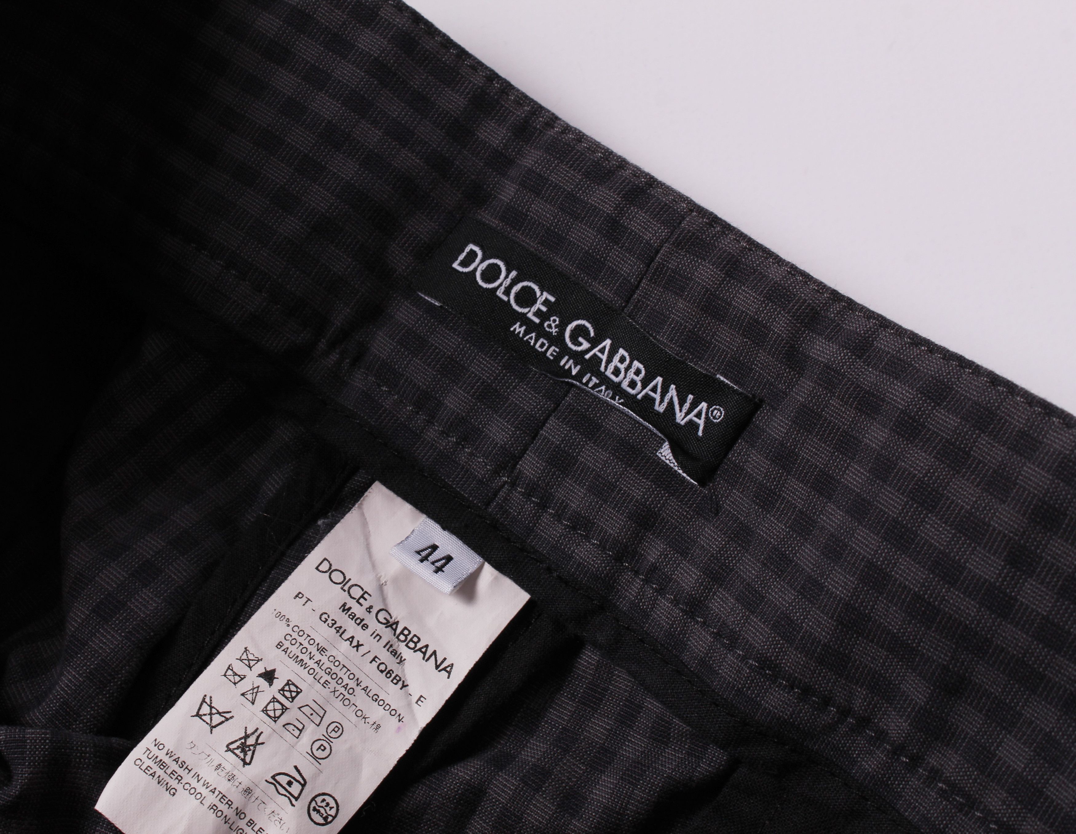 Dolce & Gabbana Dolce & Gabbana Checkered Chino Pants Trousers Size US 32 / EU 48 - 4 Thumbnail