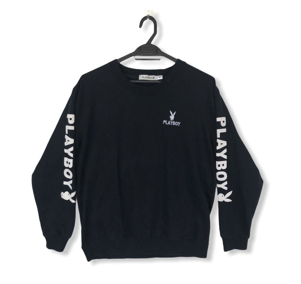 Playboy VINTAGE PLAYBOY BIG EMBROIDERIES LOGO SWEATSHIRT Size US M / EU 48-50 / 2 - 2 Thumbnail