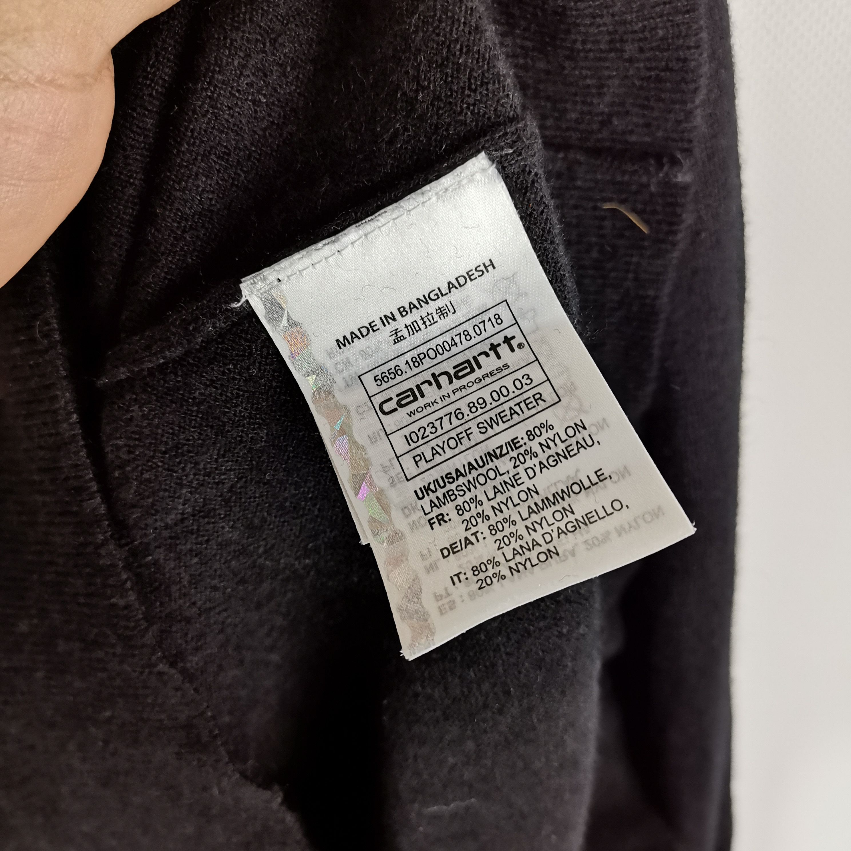 Carhartt Carhartt WIP playoff sweater wool jumper Size US S / EU 44-46 / 1 - 2 Thumbnail