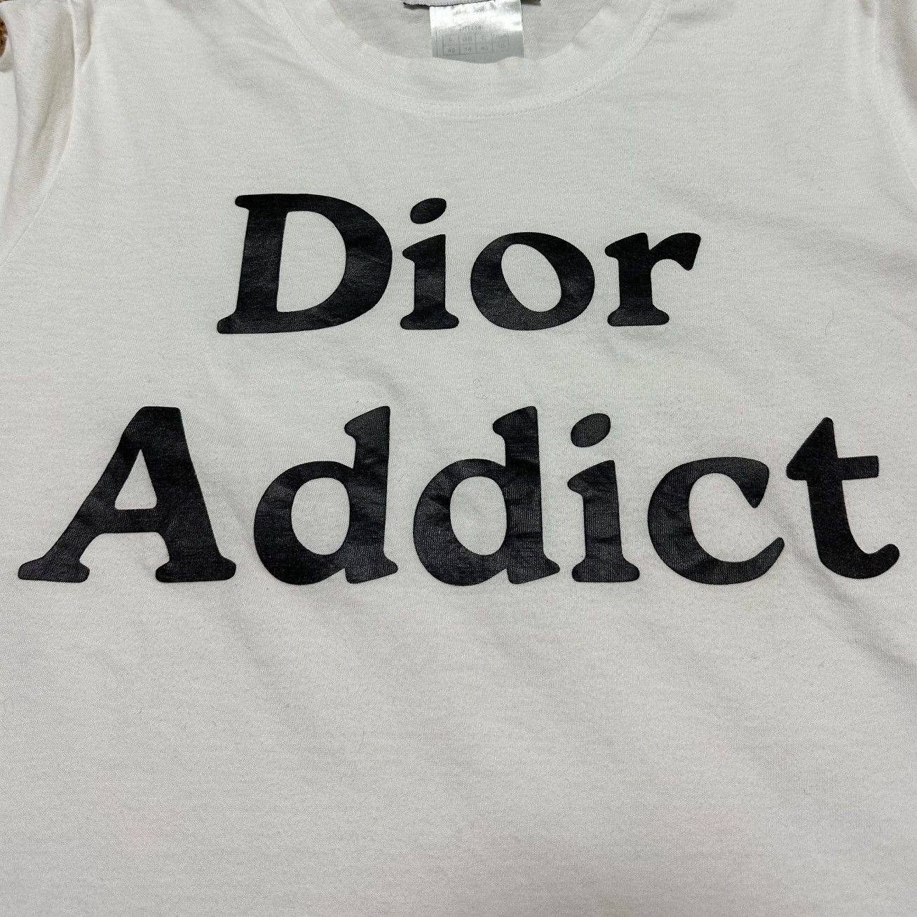 Dior CHRISTIAN DIOR 2002 "Dior Addict" T-Shirt Size L / US 10 / IT 46 - 3 Thumbnail