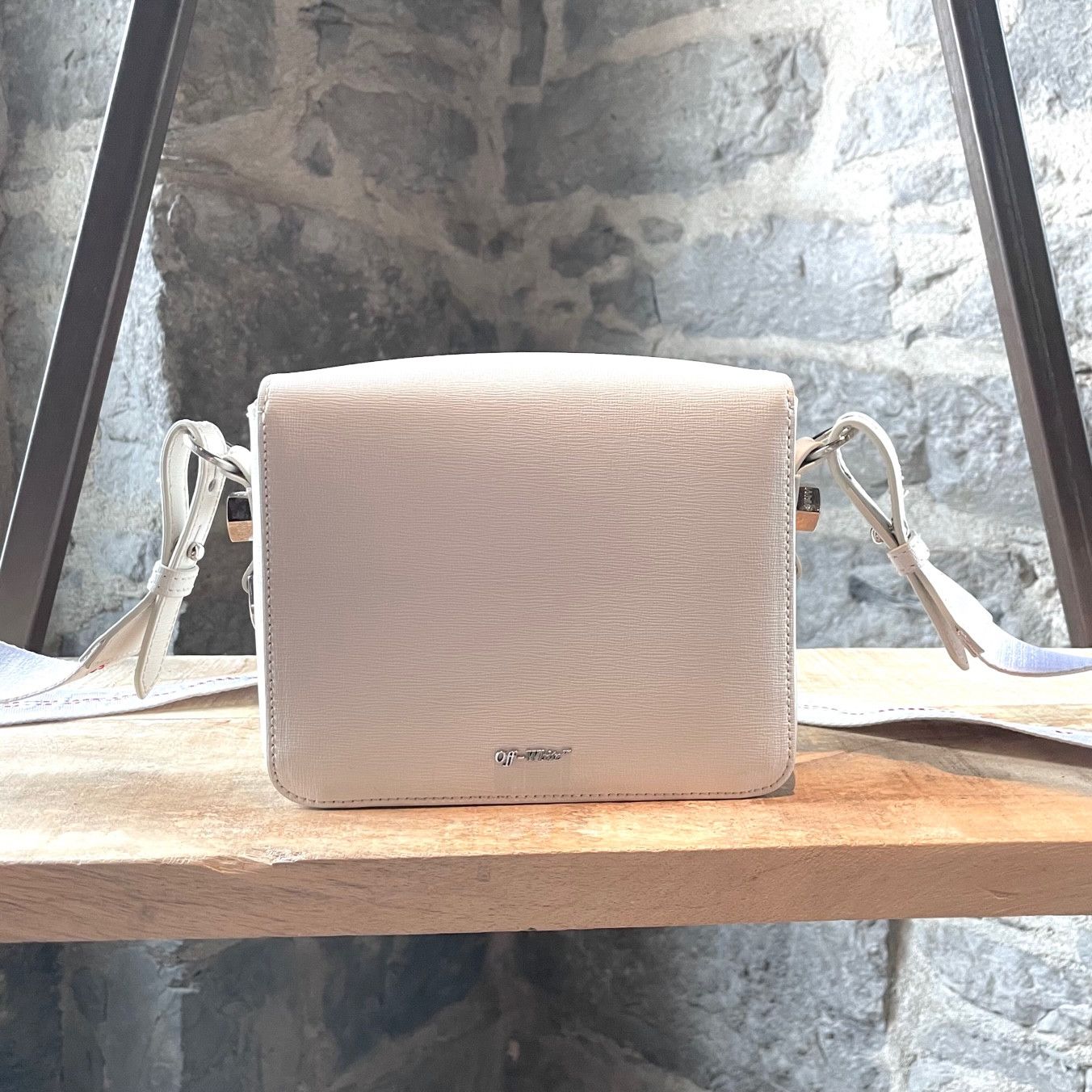 Off-White Off-White Virgil Abloh White Diagonals Binder Shoulder Bag Size ONE SIZE - 4 Thumbnail
