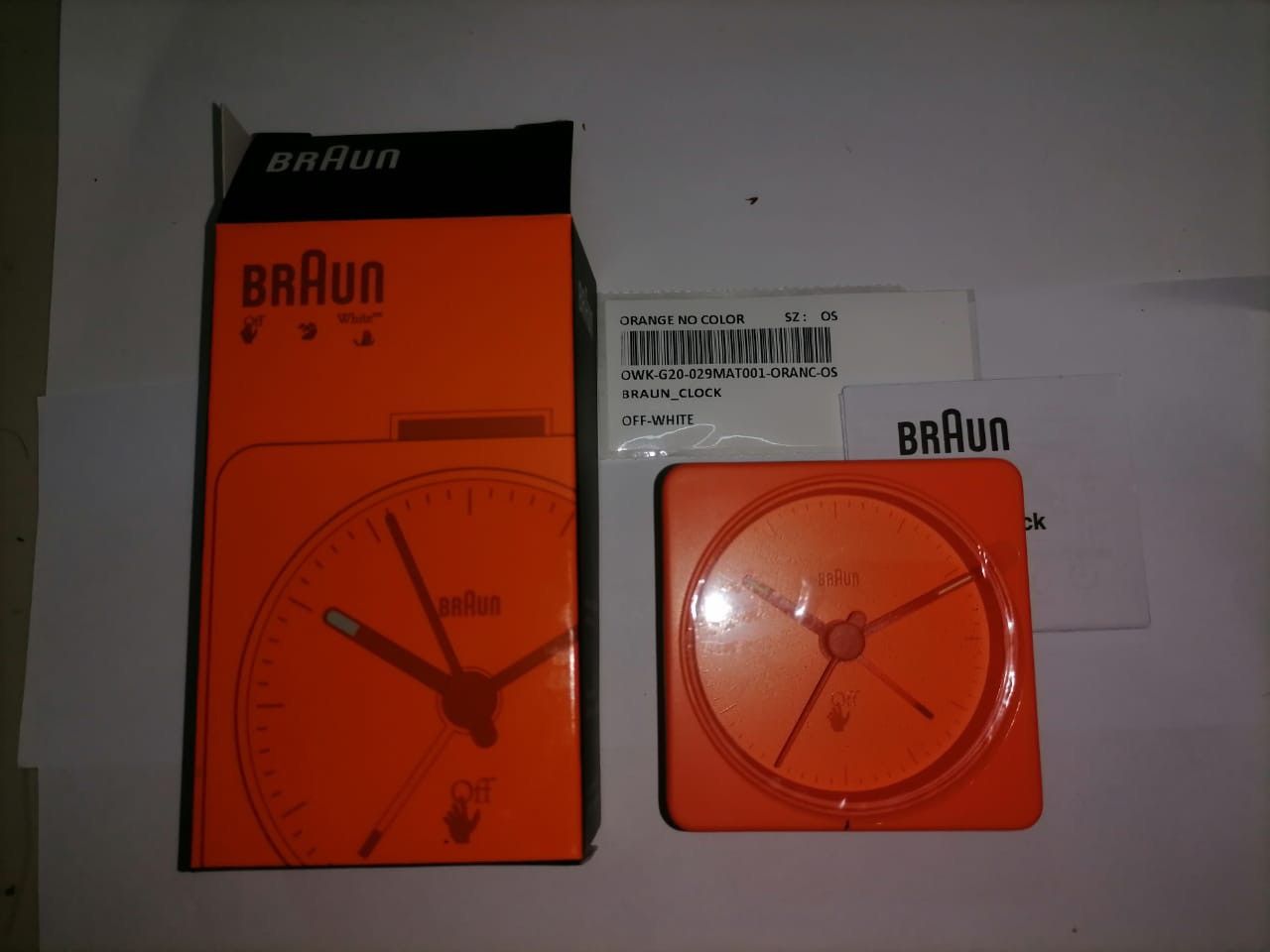 Off-White Limited edition Off-white X Braun clock Size ONE SIZE - 2 Thumbnail