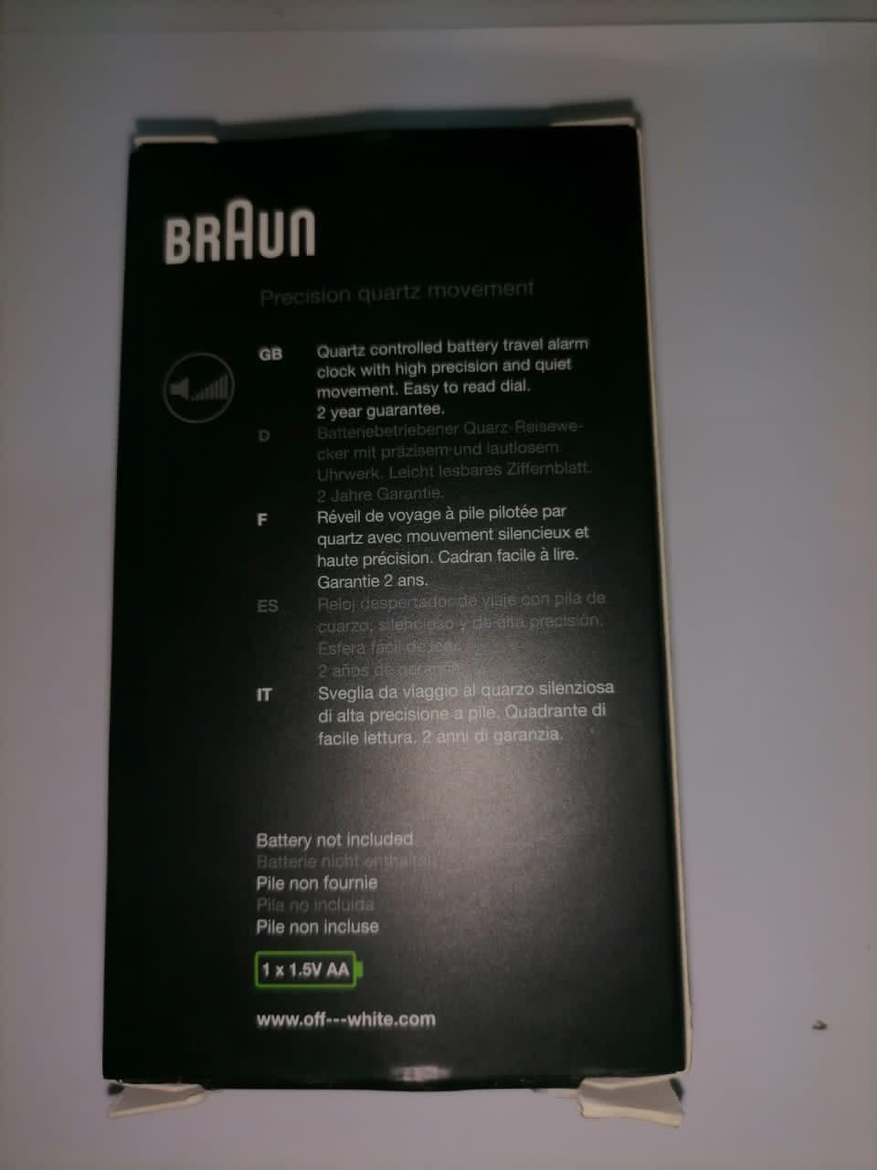 Off-White Limited edition Off-white X Braun clock Size ONE SIZE - 6 Thumbnail