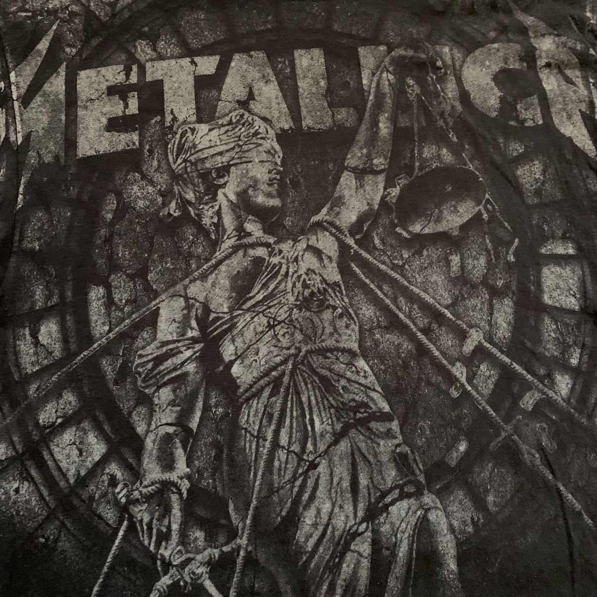 Band Tees Metallica Vintage Band Rock Tees Hanes 2008 Size US XL / EU 56 / 4 - 3 Thumbnail