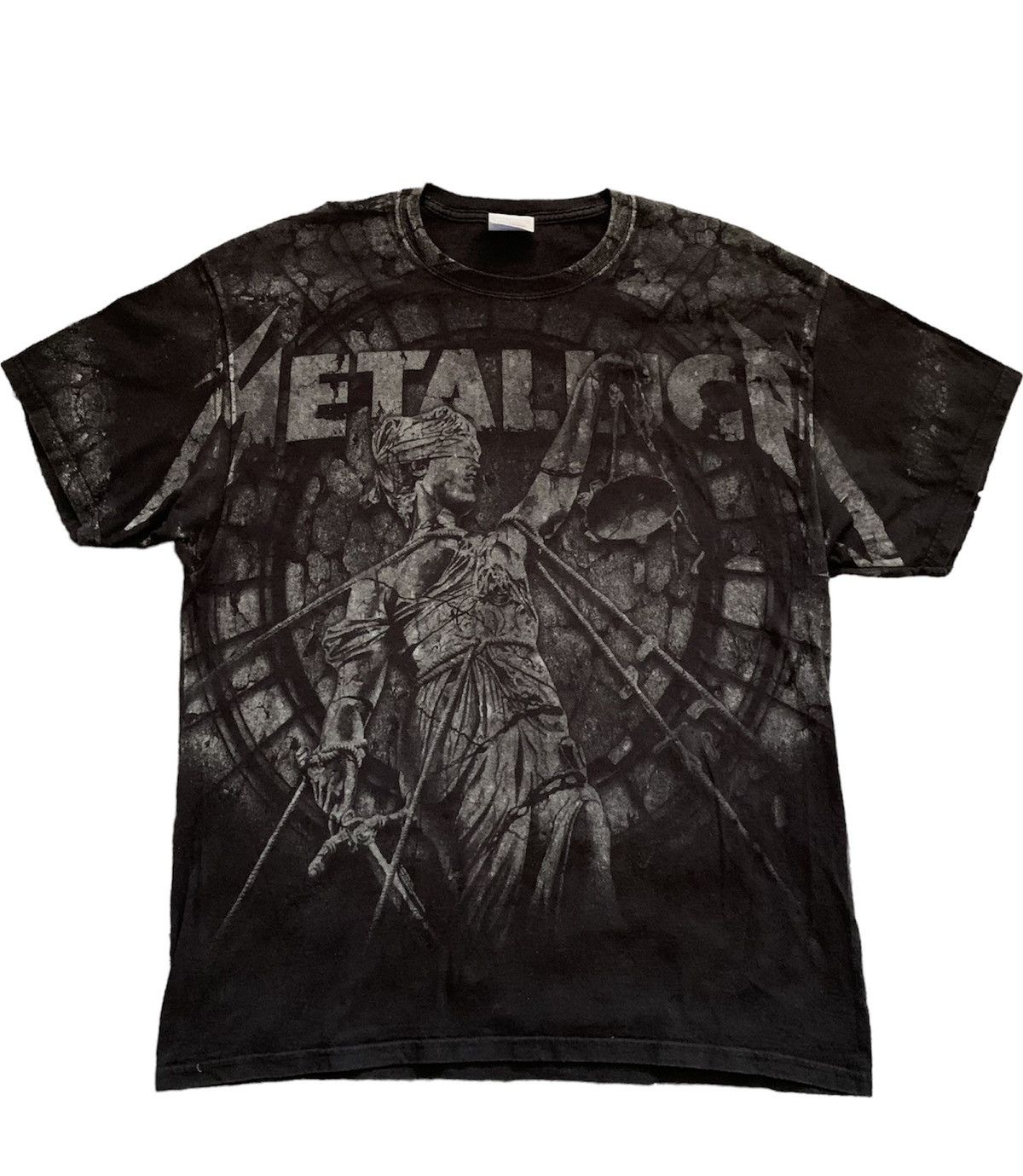 Band Tees Metallica Vintage Band Rock Tees Hanes 2008 Size US XL / EU 56 / 4 - 1 Thumbnail