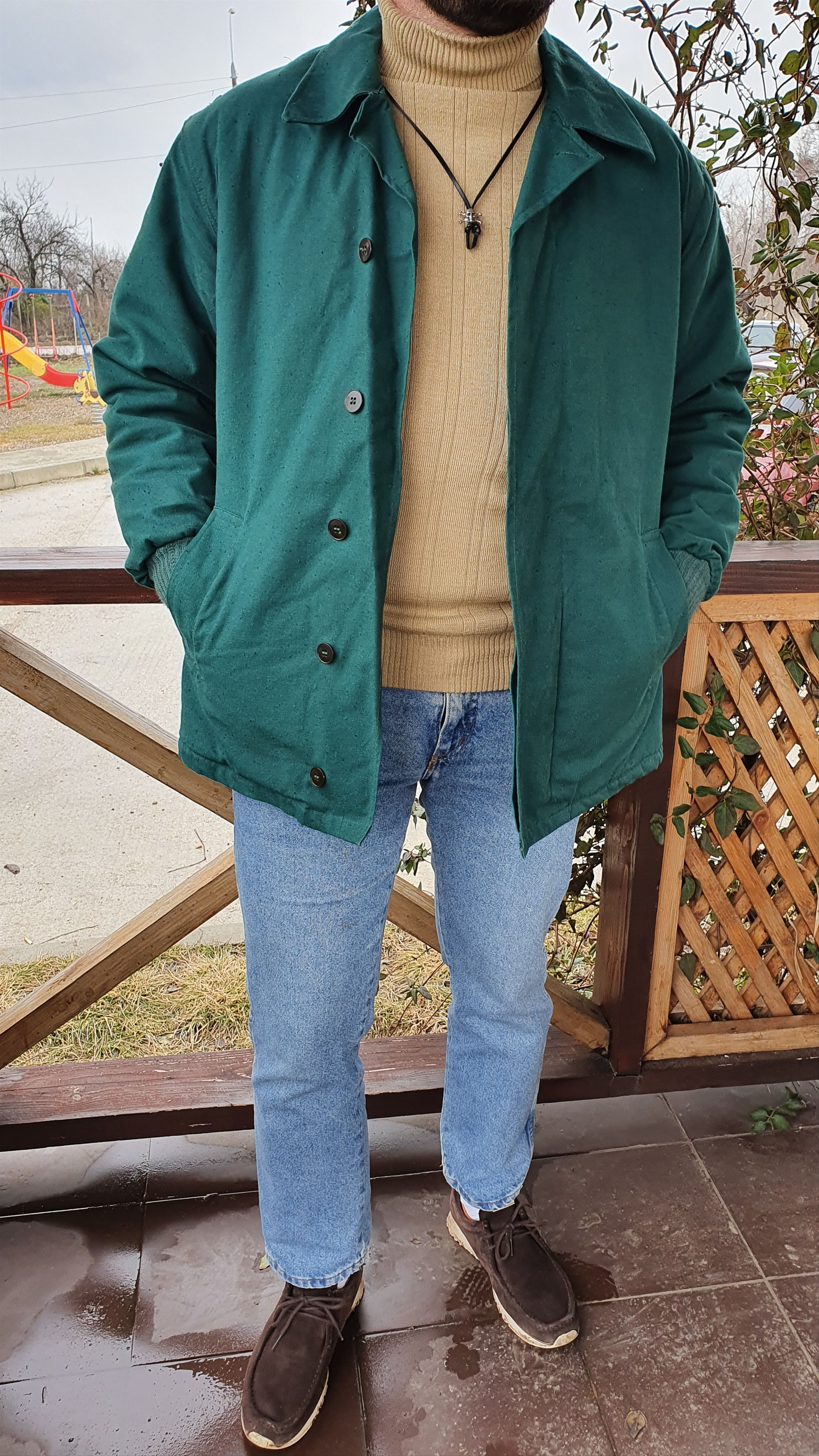 Le Laboureur × Vintage 60s Rare Military Winter Vintage Coat Craig Green Style Size US M / EU 48-50 / 2 - 5 Thumbnail