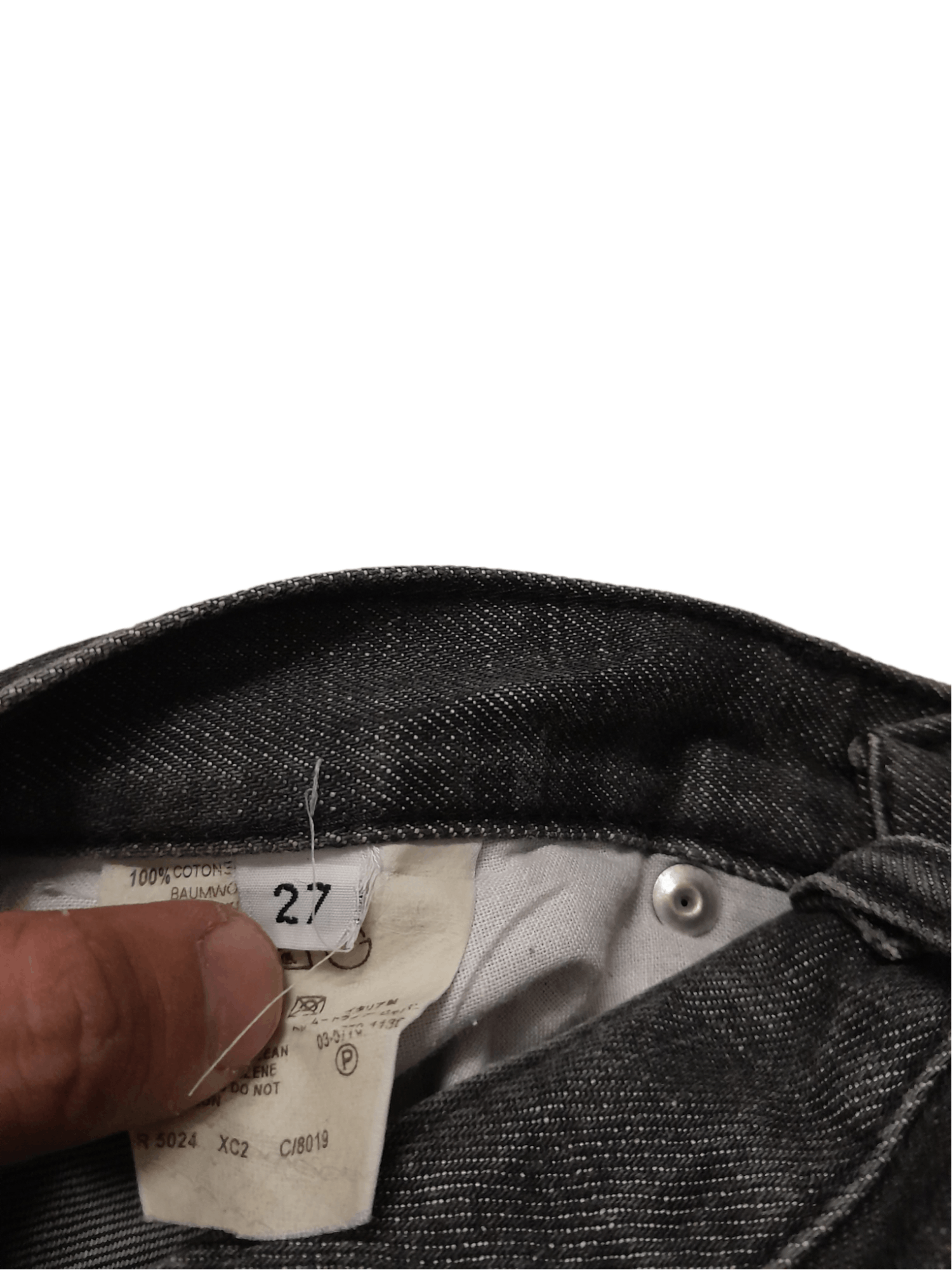 Helmut Lang 90s Helmut Lang Designer Denim (E465) Size US 27 - 5 Thumbnail