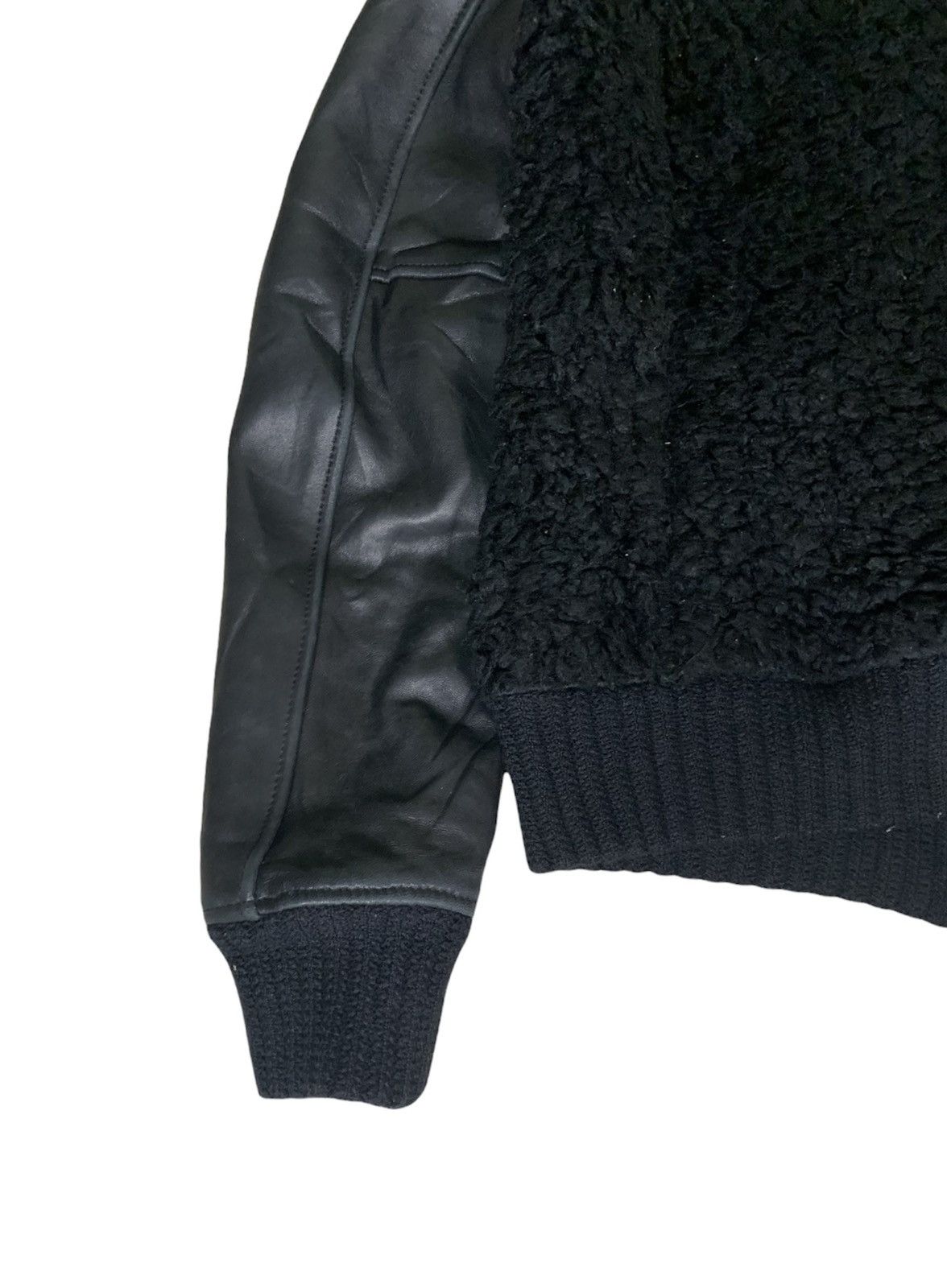 Hysteric Glamour Hysteric Glamour Leather Sherpa Jacket Black Colour Size S / US 4 / IT 40 - 11 Thumbnail