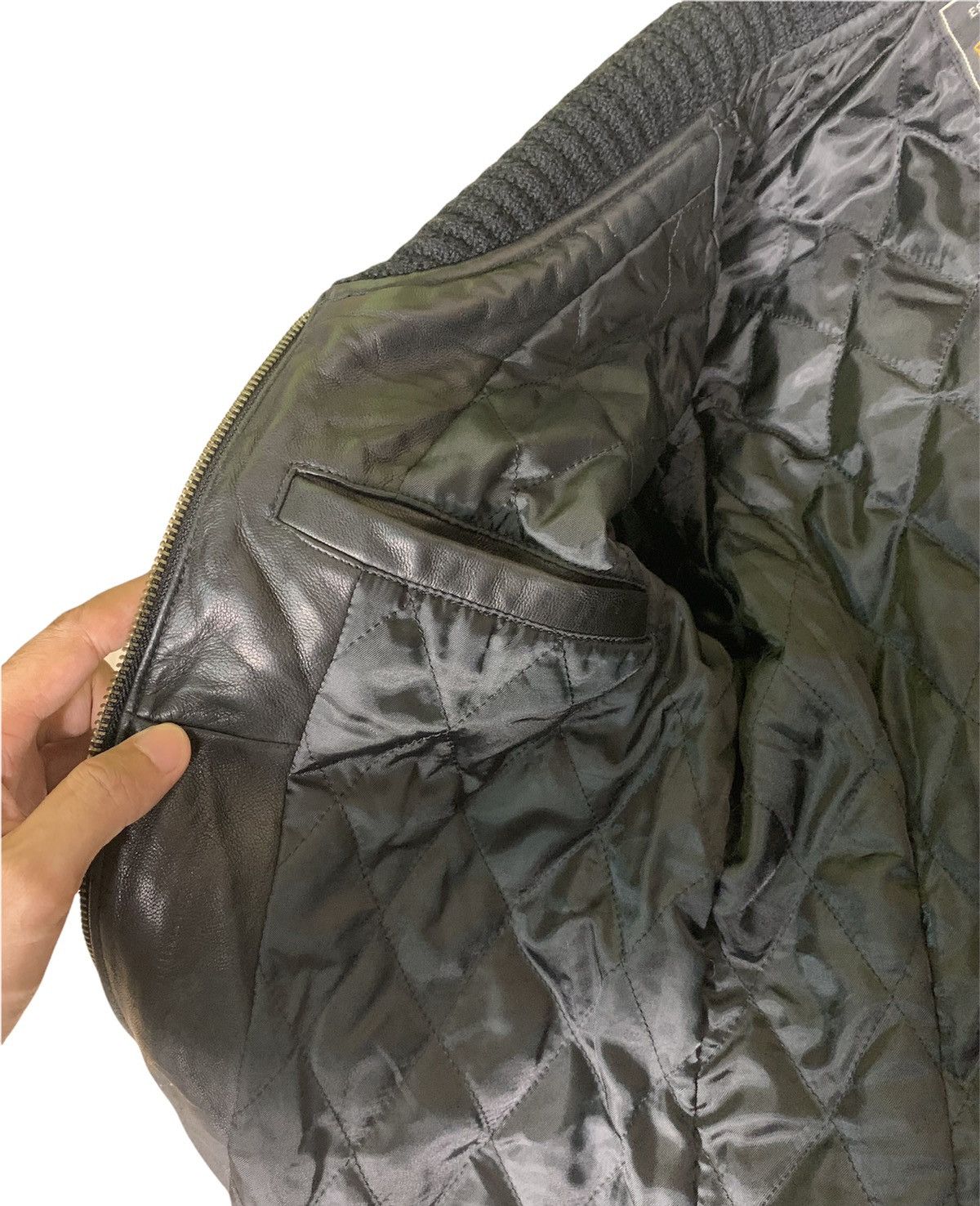Hysteric Glamour Hysteric Glamour Leather Sherpa Jacket Black Colour Size S / US 4 / IT 40 - 9 Thumbnail
