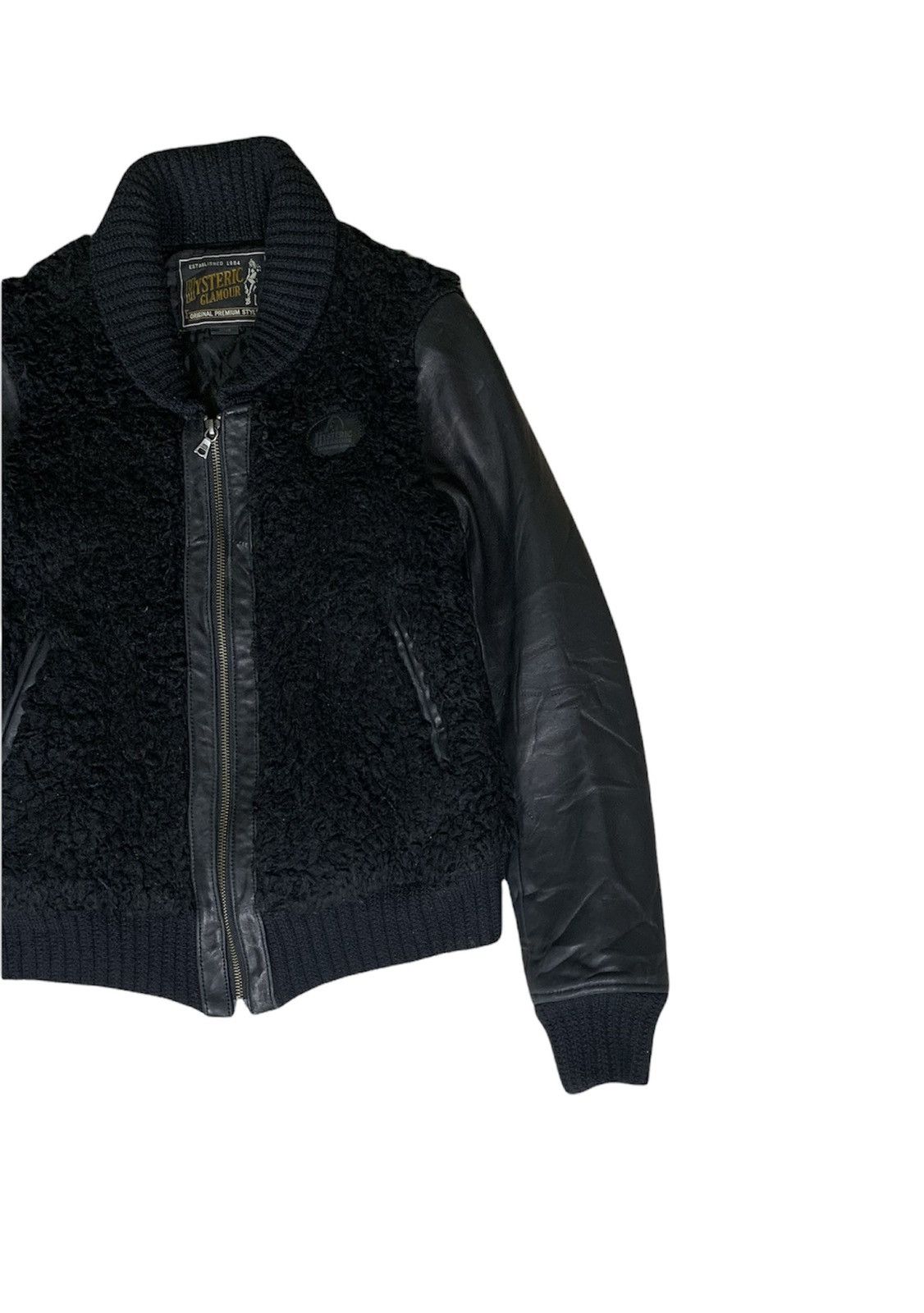 Hysteric Glamour Hysteric Glamour Leather Sherpa Jacket Black Colour Size S / US 4 / IT 40 - 3 Thumbnail