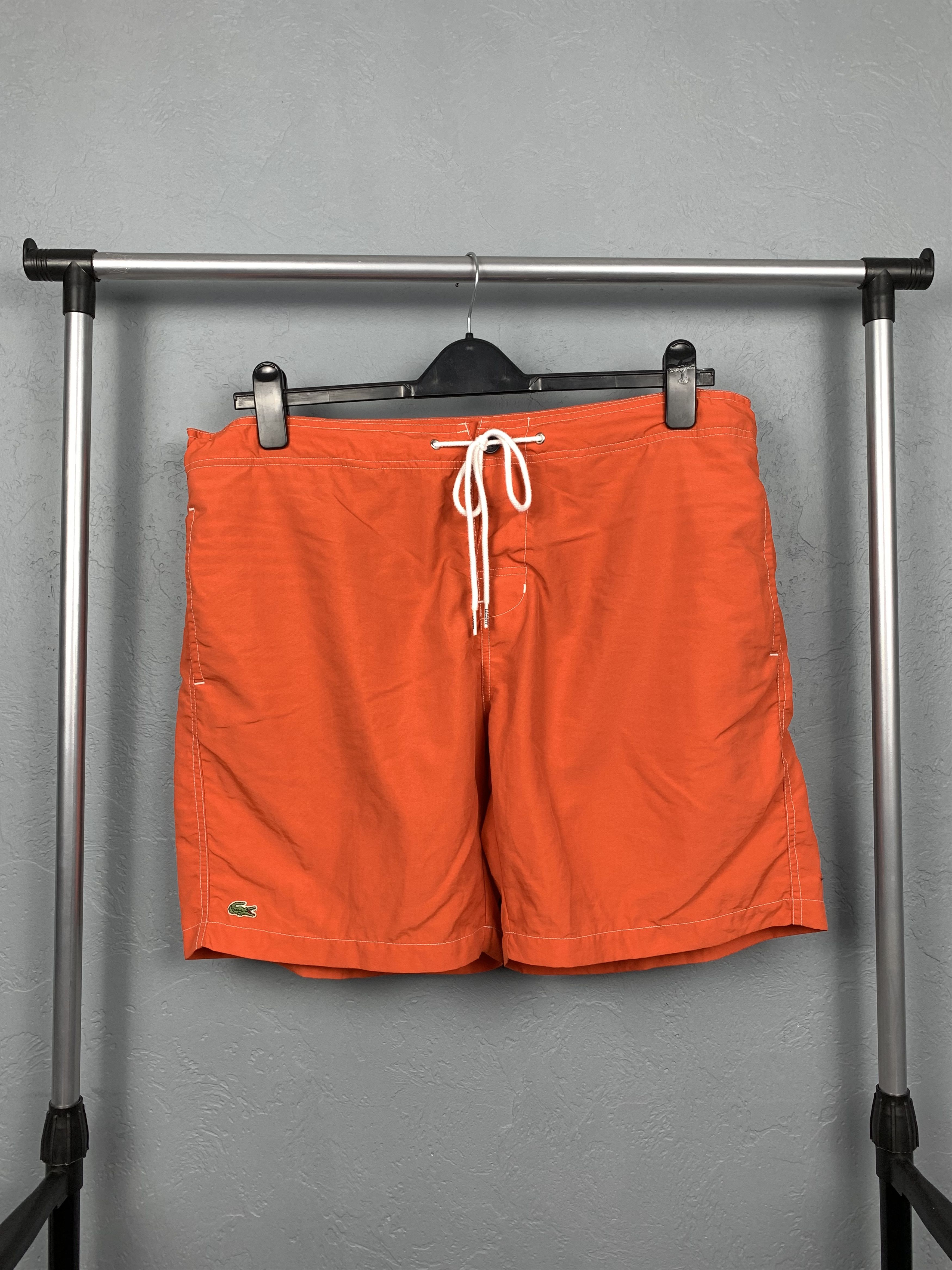 Lacoste × Vintage Lacoste Vintage Mens Nylon Shorts Size XL Size US 36 / EU 52 - 1 Thumbnail