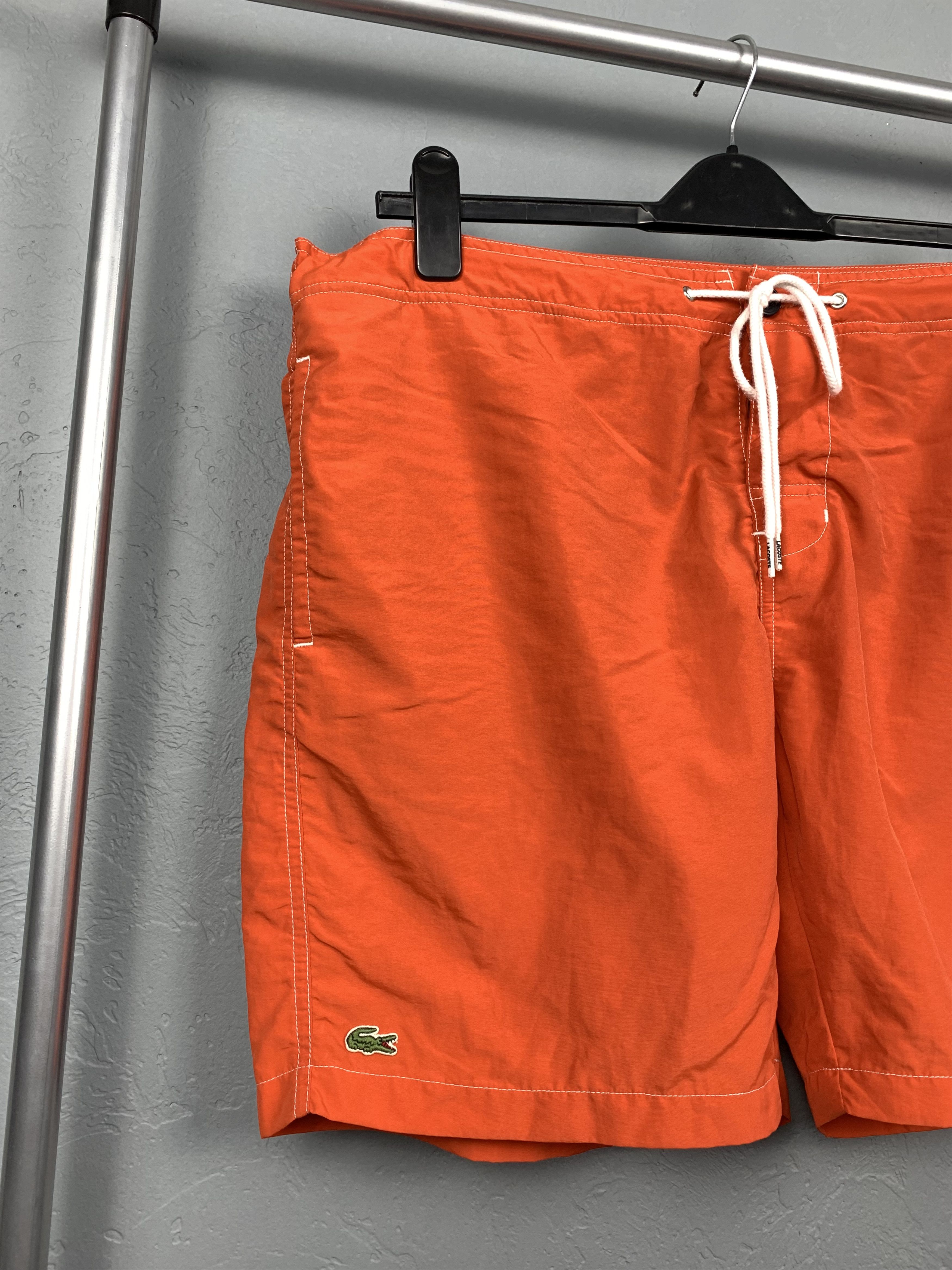 Lacoste × Vintage Lacoste Vintage Mens Nylon Shorts Size XL Size US 36 / EU 52 - 2 Thumbnail