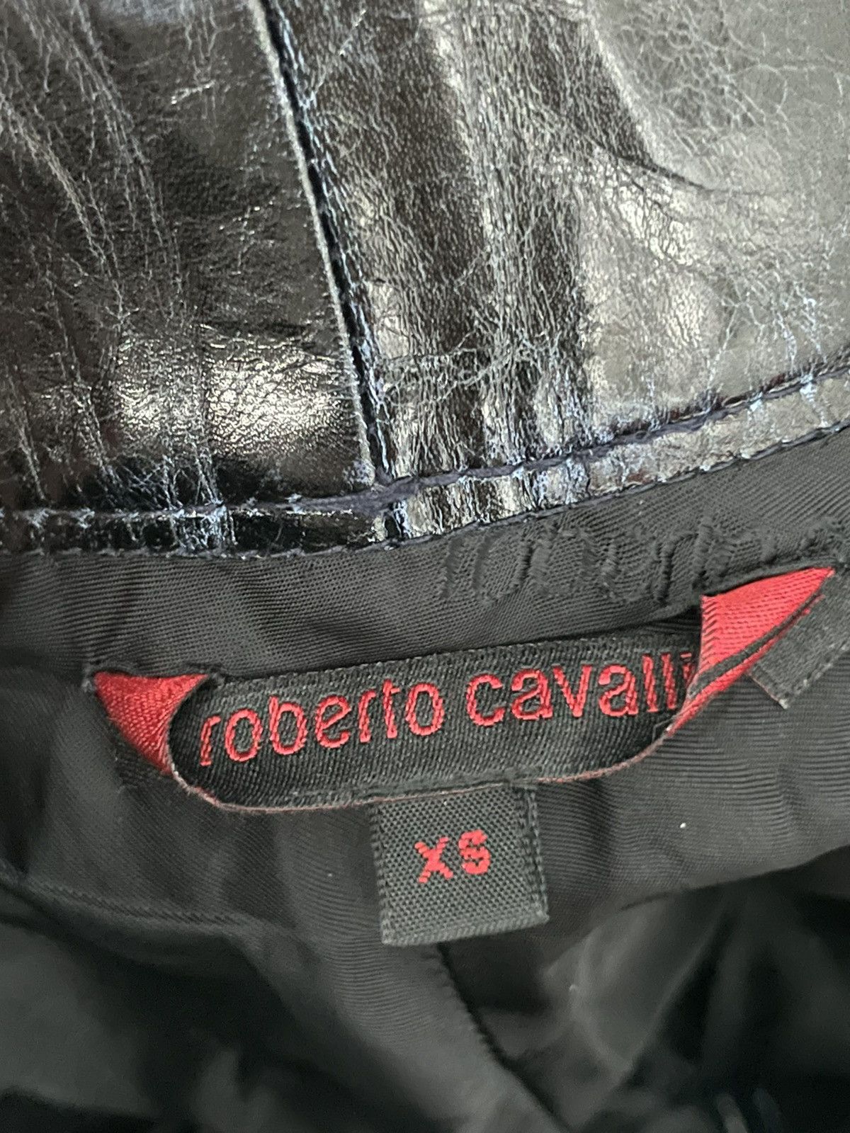 Roberto Cavalli Vintage Leather Pants Size US 31 - 6 Thumbnail