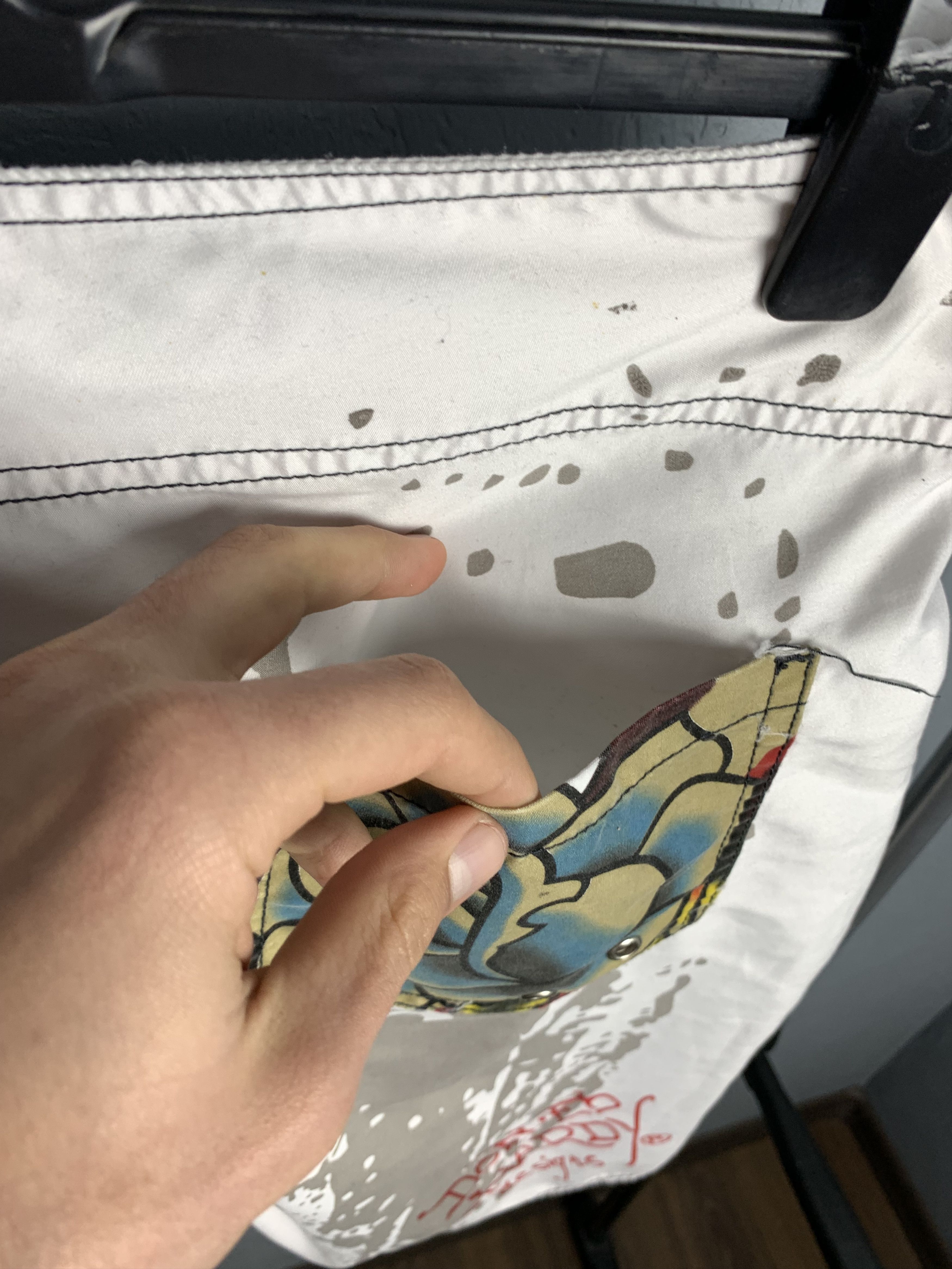 Christian Audigier × Ed Hardy × Vintage ED HARDY BY CHRISTIAN AUDIGIER Mens Shorts Size US 34 / EU 50 - 7 Thumbnail