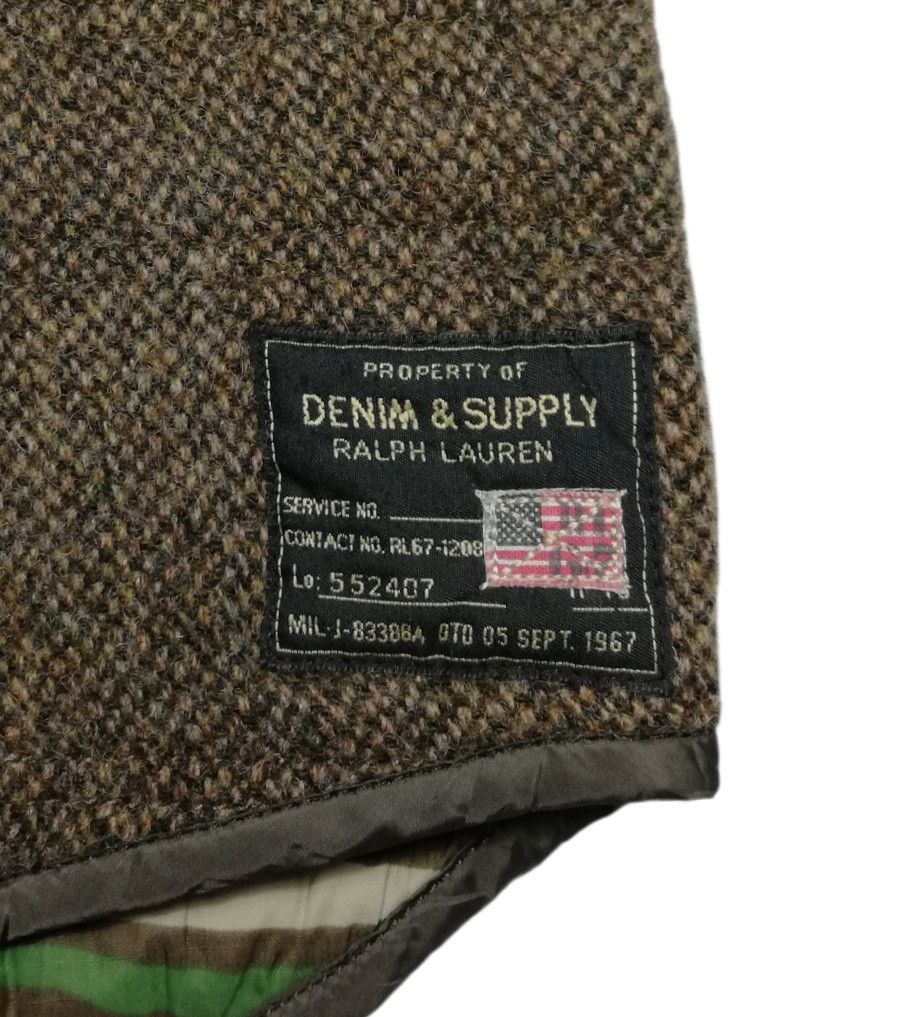 Denim & Supply Ralph Lauren × Ralph Lauren 🔥Tweed Hunting Camo Military Work Duck Zipper Talon Vest Size US M / EU 48-50 / 2 - 5 Thumbnail
