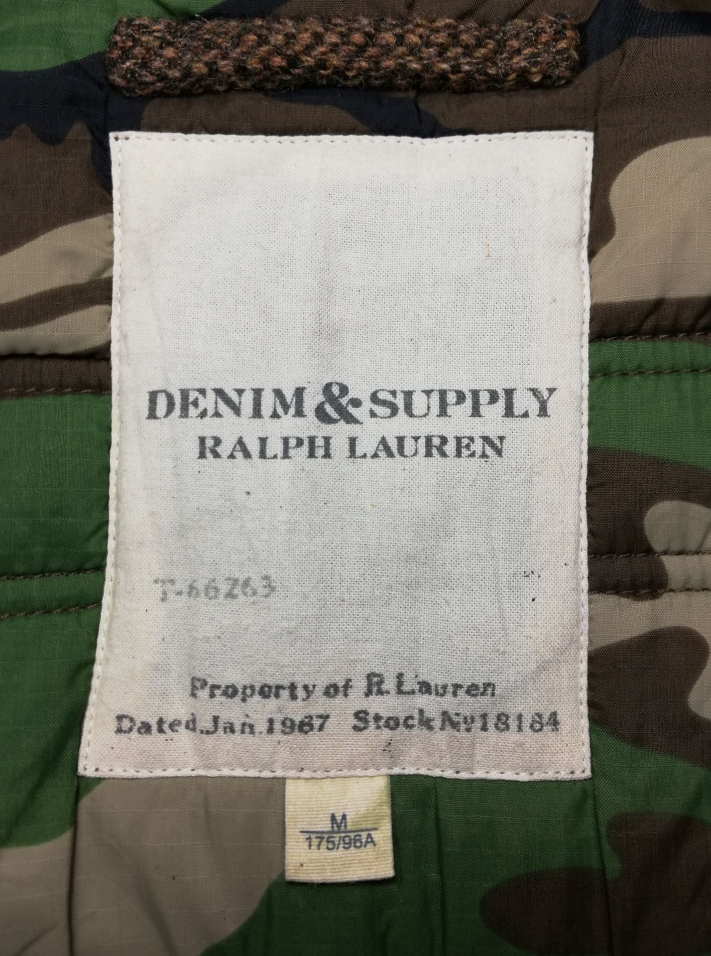 Denim & Supply Ralph Lauren × Ralph Lauren 🔥Tweed Hunting Camo Military Work Duck Zipper Talon Vest Size US M / EU 48-50 / 2 - 9 Thumbnail