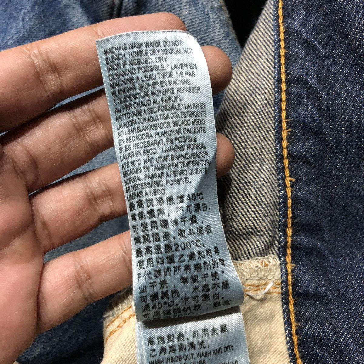 Levi's Vintage Levi's 501XX Big E Distressed Denim Pants Size US 34 / EU 50 - 15 Thumbnail