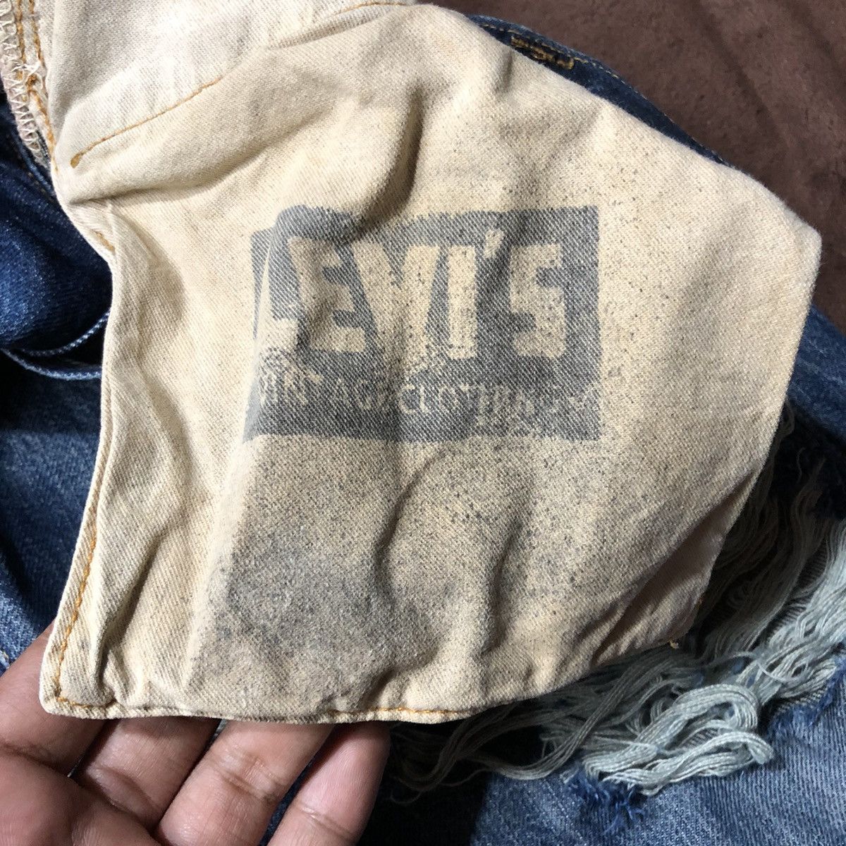 Levi's Vintage Levi's 501XX Big E Distressed Denim Pants Size US 34 / EU 50 - 18 Thumbnail