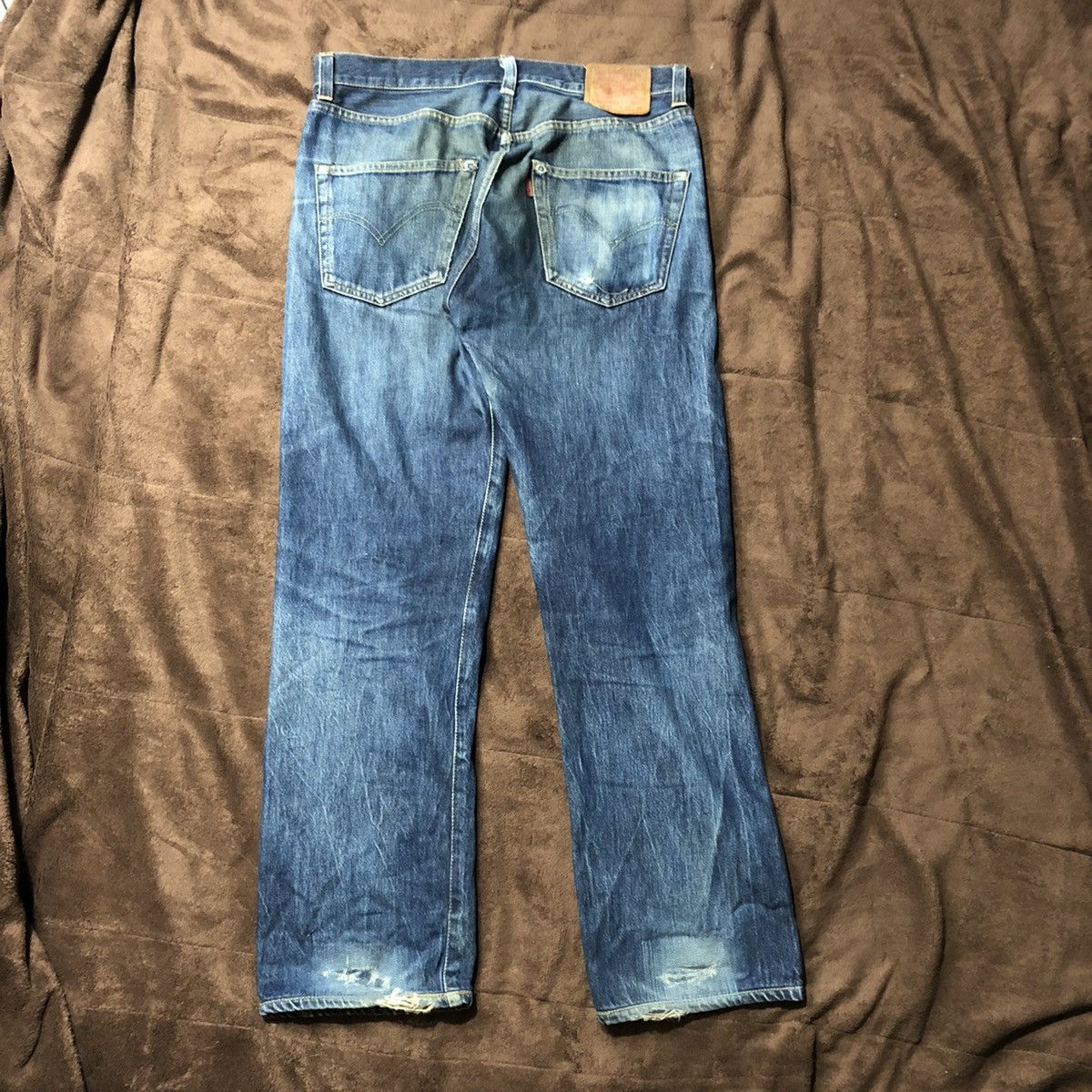 Levi's Vintage Levi's 501XX Big E Distressed Denim Pants Size US 34 / EU 50 - 2 Thumbnail