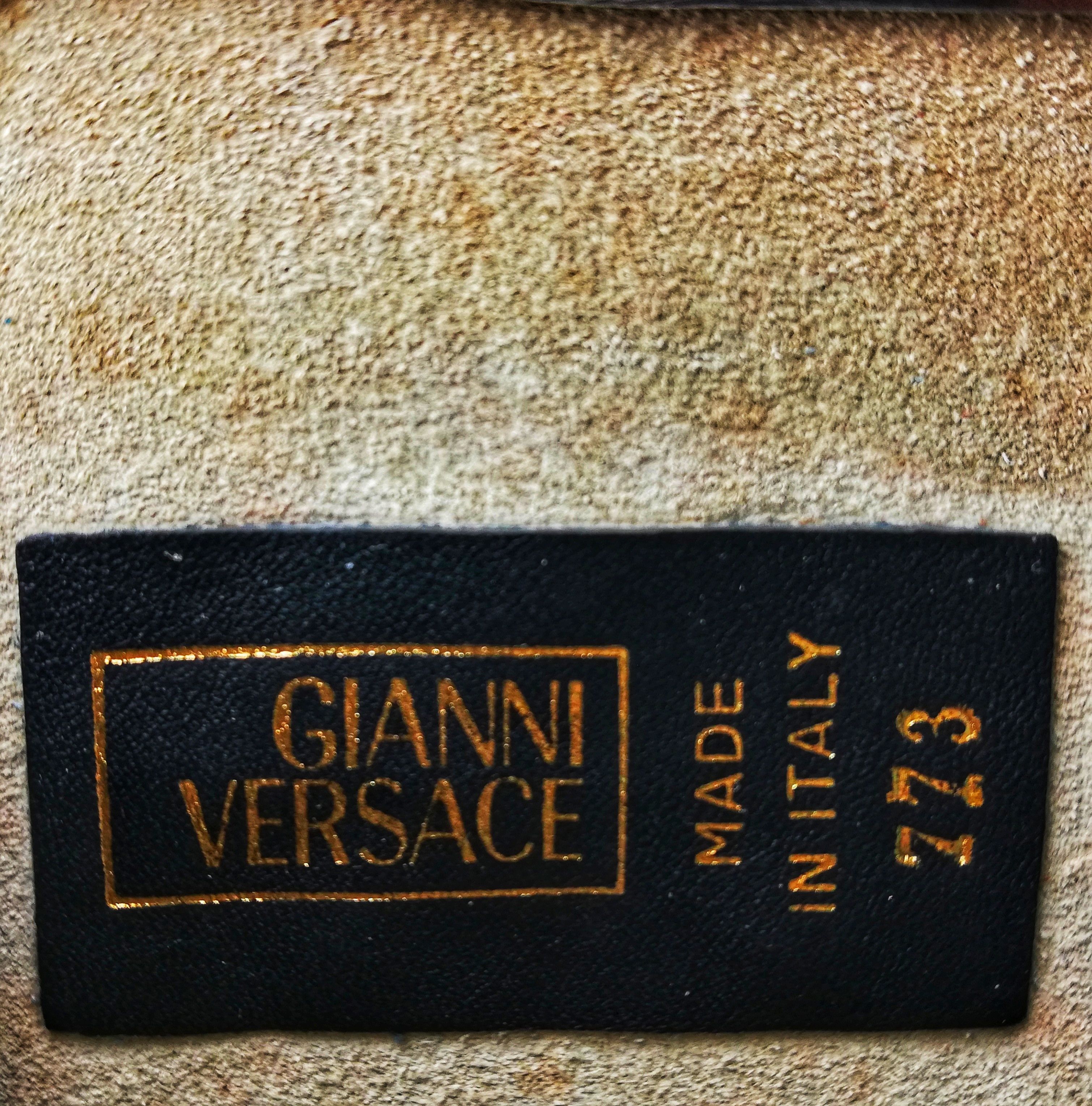 Genuine Leather × Versace × Versus Versace 🔥Vintage Gianni Versace Waist Belt Bag Size ONE SIZE - 6 Thumbnail