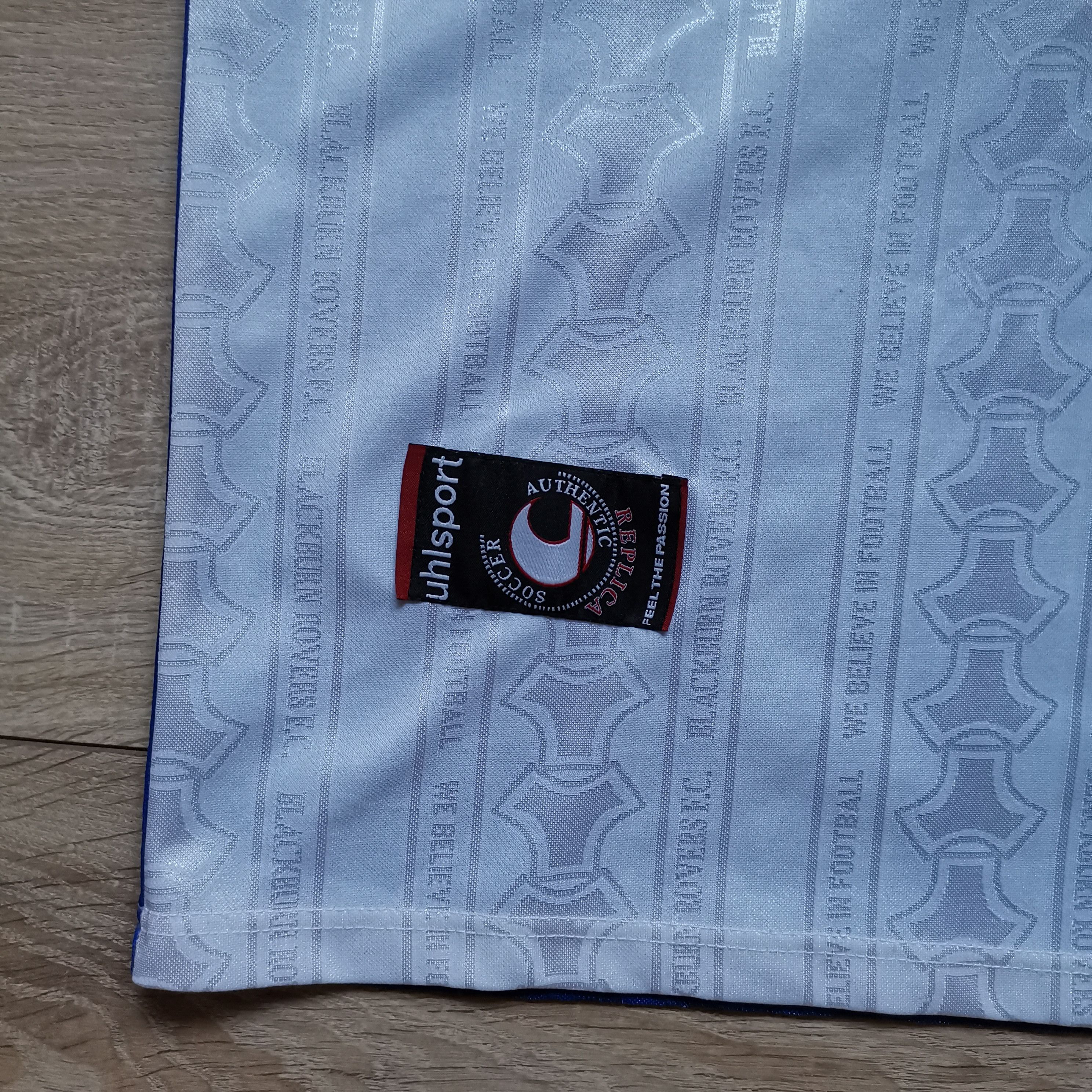 Vintage Uhlsport Blackburn rovers 1998 2000 hone jersey soccer Size US M / EU 48-50 / 2 - 3 Thumbnail