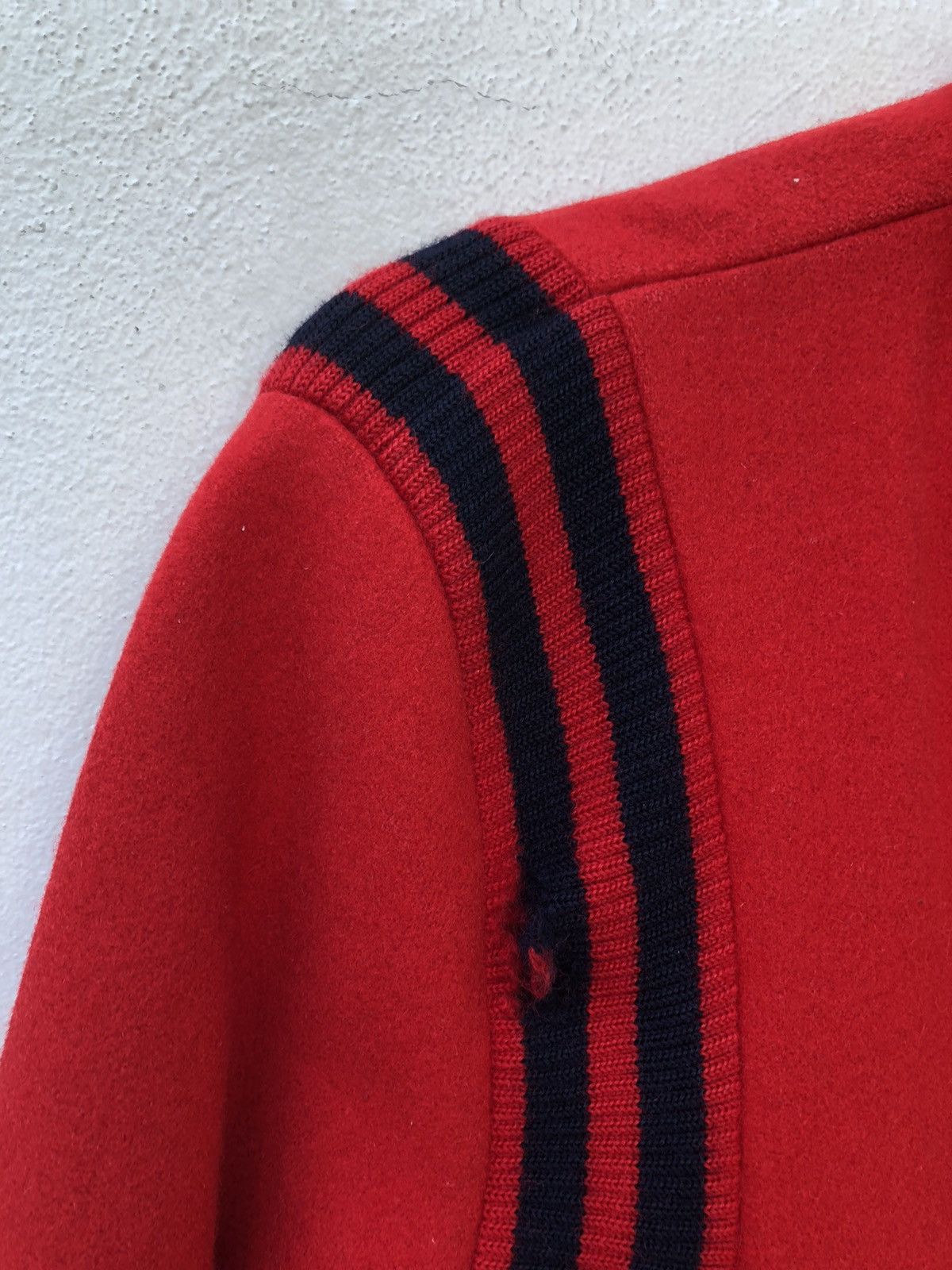 Vintage Vintage 80s VOX Japan Wool Teddy Jacket Varsity Size US M / EU 48-50 / 2 - 13 Thumbnail