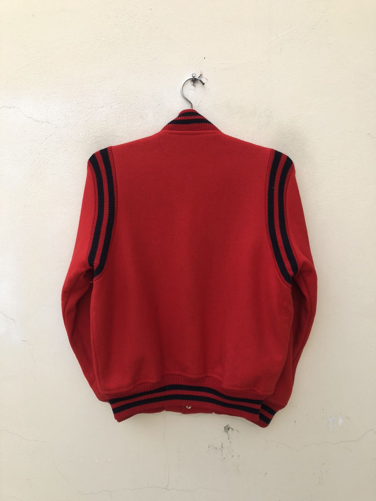 Vintage Vintage 80s VOX Japan Wool Teddy Jacket Varsity Size US M / EU 48-50 / 2 - 9 Thumbnail