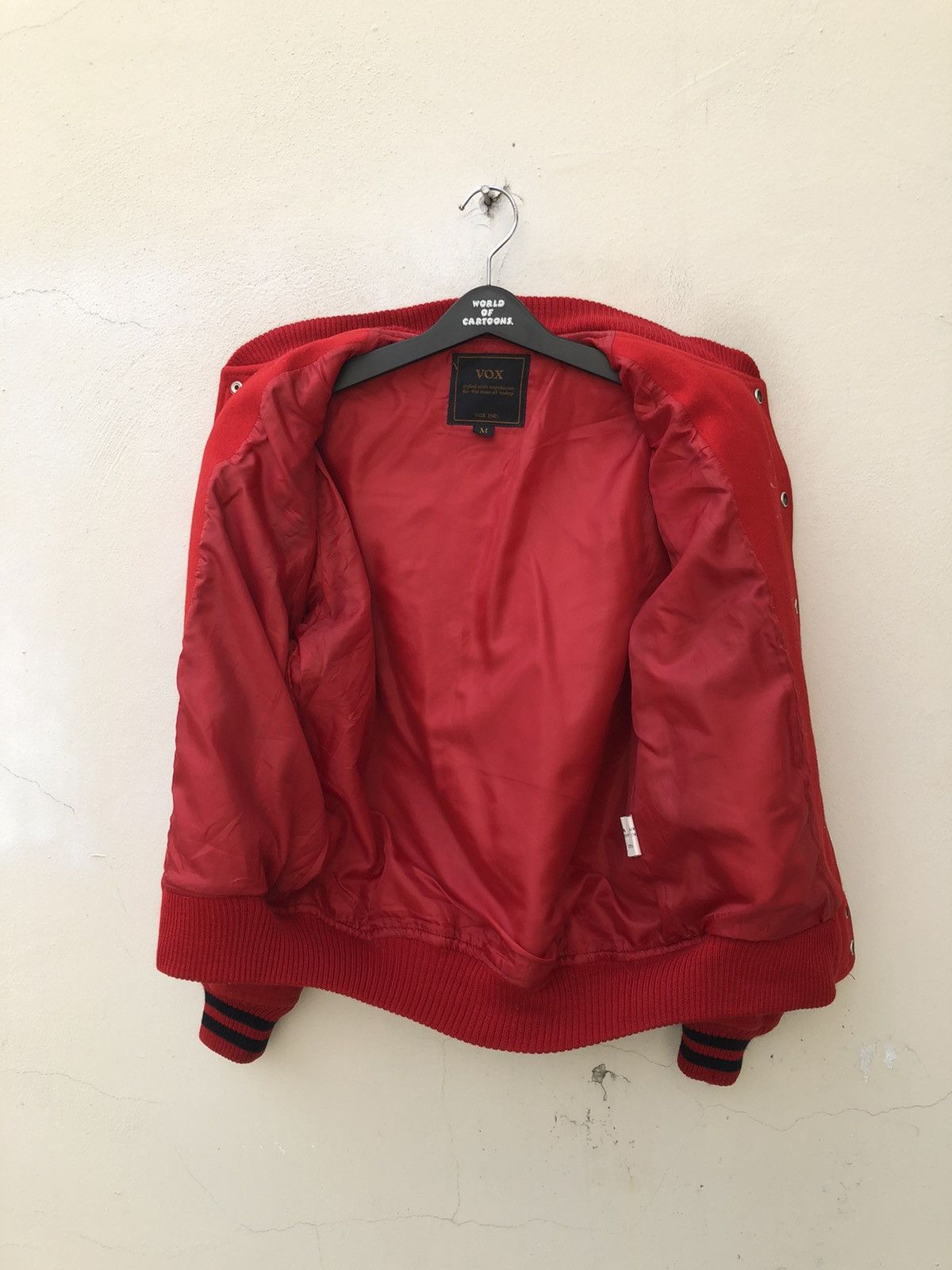 Vintage Vintage 80s VOX Japan Wool Teddy Jacket Varsity Size US M / EU 48-50 / 2 - 14 Thumbnail