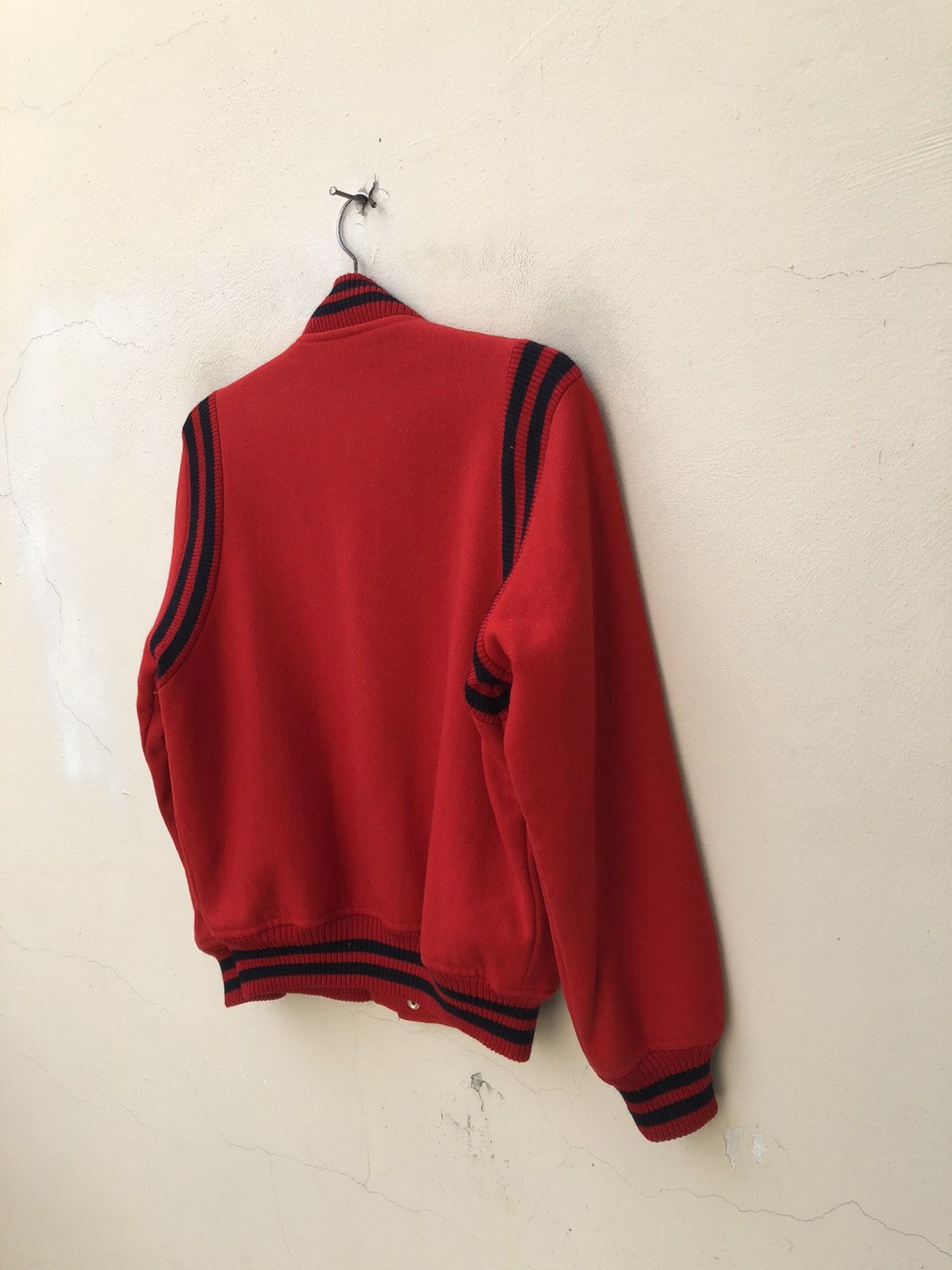 Vintage Vintage 80s VOX Japan Wool Teddy Jacket Varsity Size US M / EU 48-50 / 2 - 12 Thumbnail