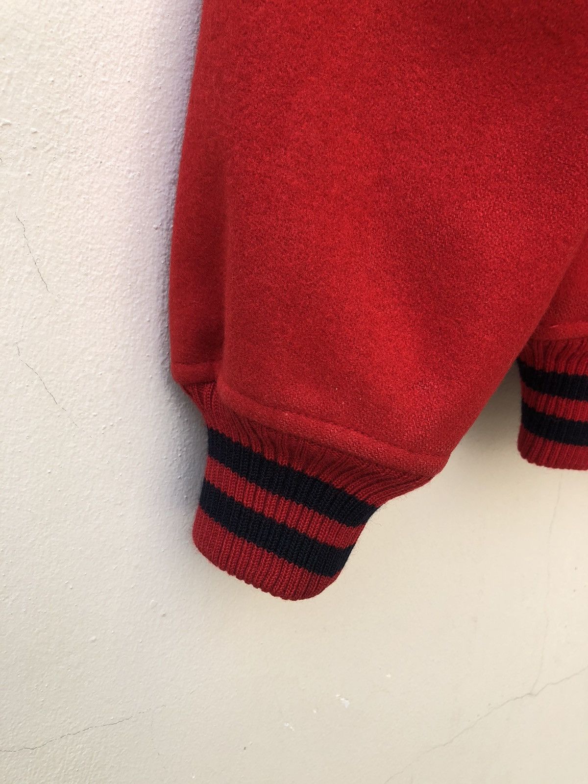Vintage Vintage 80s VOX Japan Wool Teddy Jacket Varsity Size US M / EU 48-50 / 2 - 8 Thumbnail