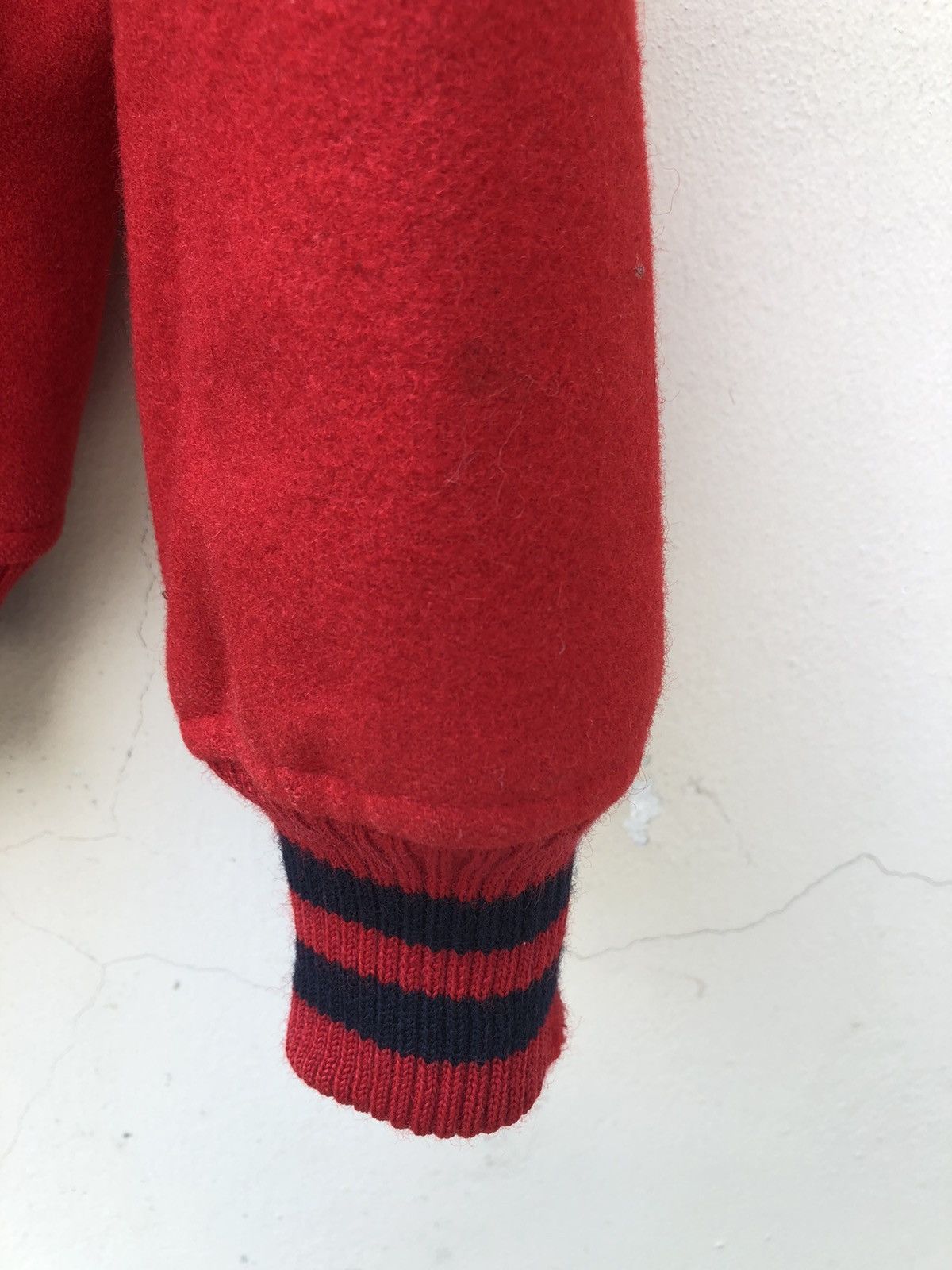 Vintage Vintage 80s VOX Japan Wool Teddy Jacket Varsity Size US M / EU 48-50 / 2 - 7 Thumbnail