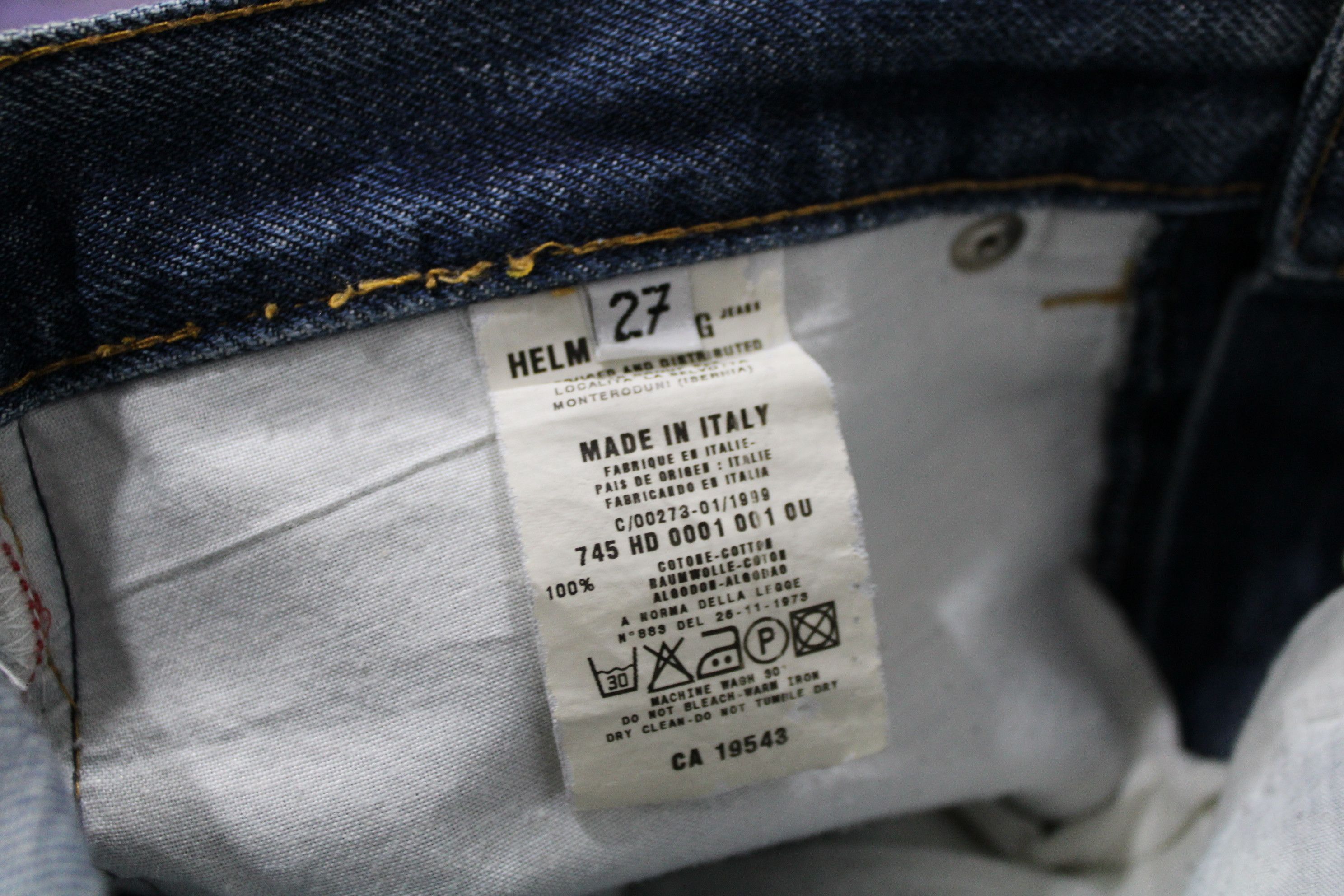 Helmut Lang Vintage 1999 Helmut Lang Jeans Size US 27 - 8 Thumbnail