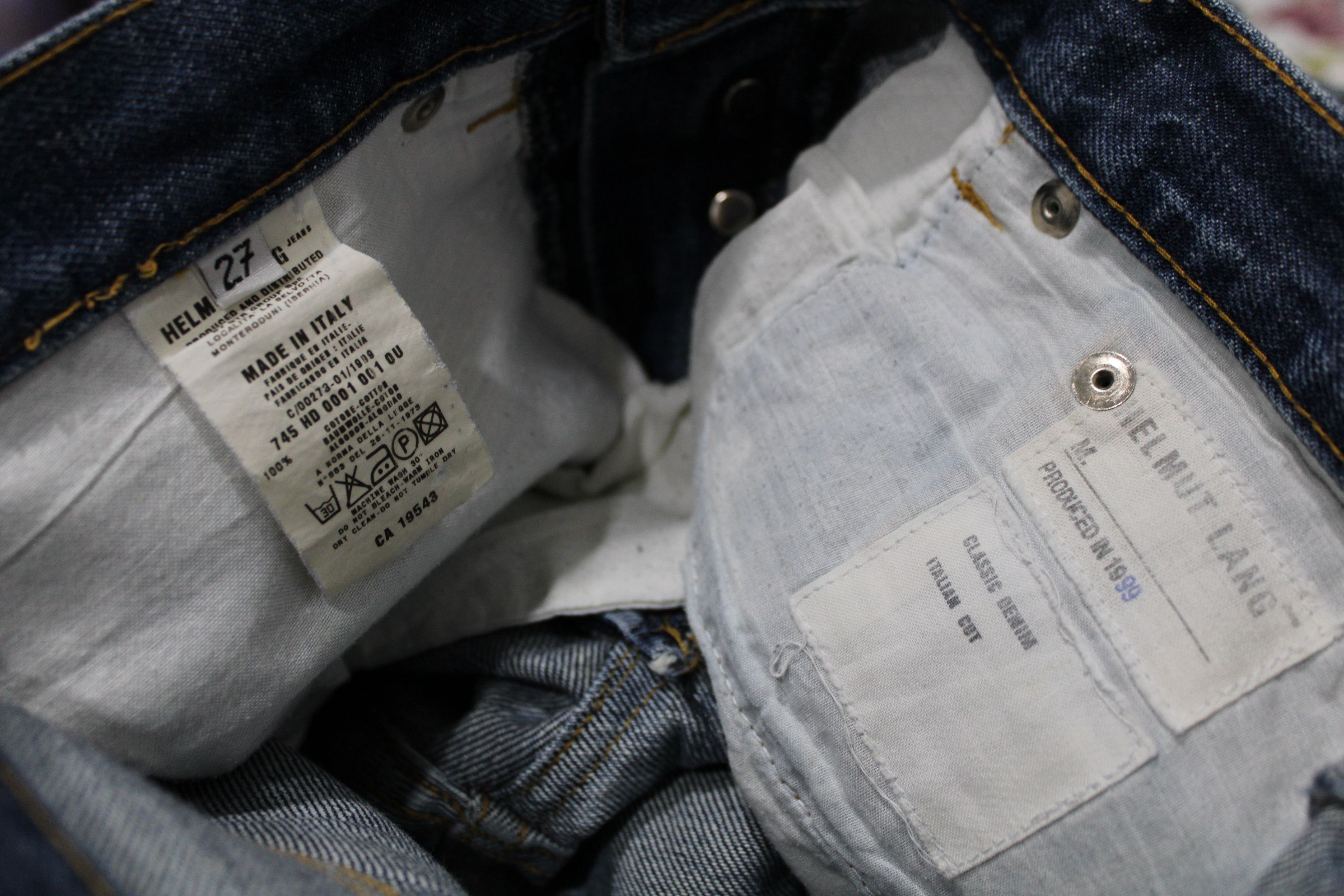 Helmut Lang Vintage 1999 Helmut Lang Jeans Size US 27 - 7 Thumbnail