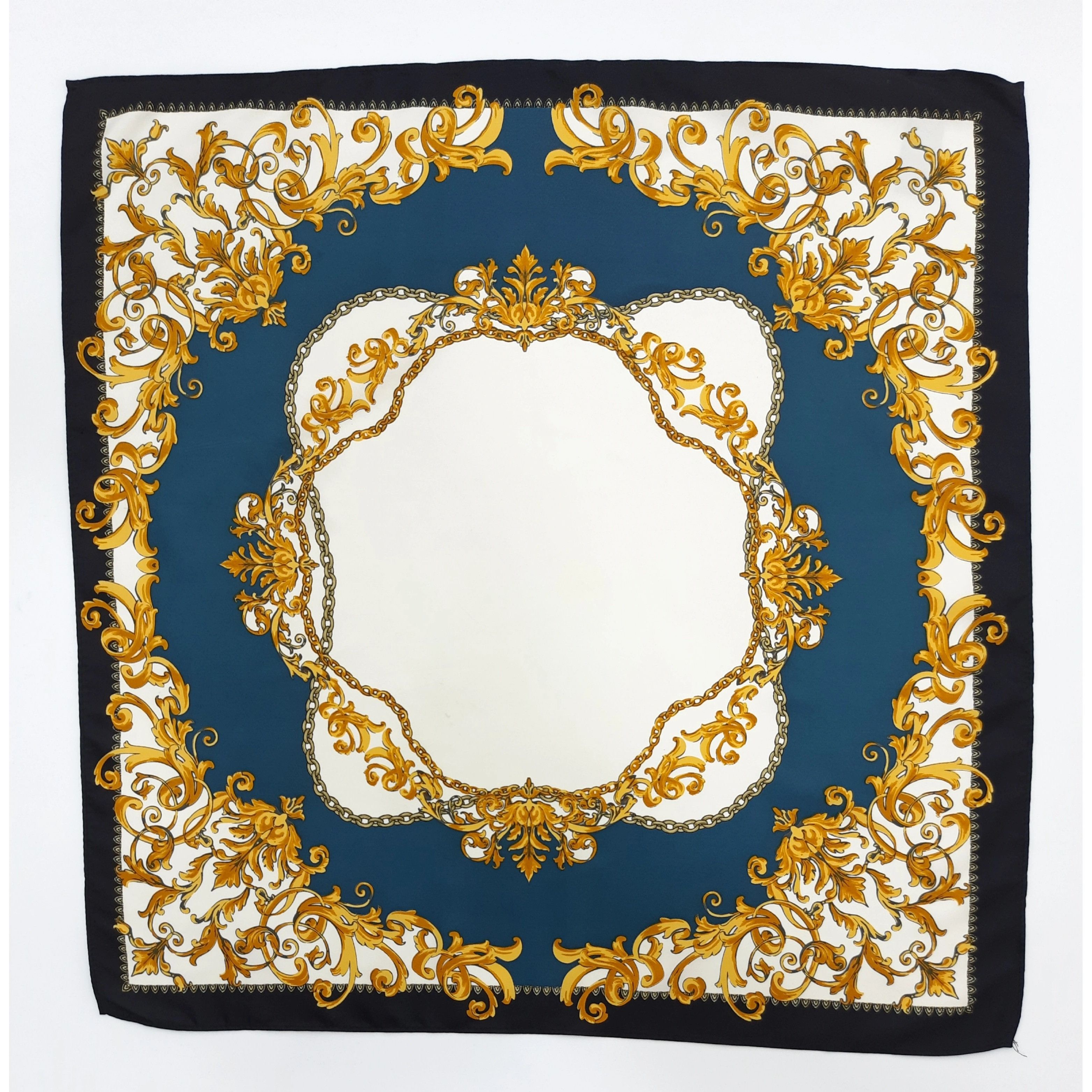 H&M × Vintage H&M Silk Scarf / Neckerchief - HK345 Size ONE SIZE - 2 Thumbnail