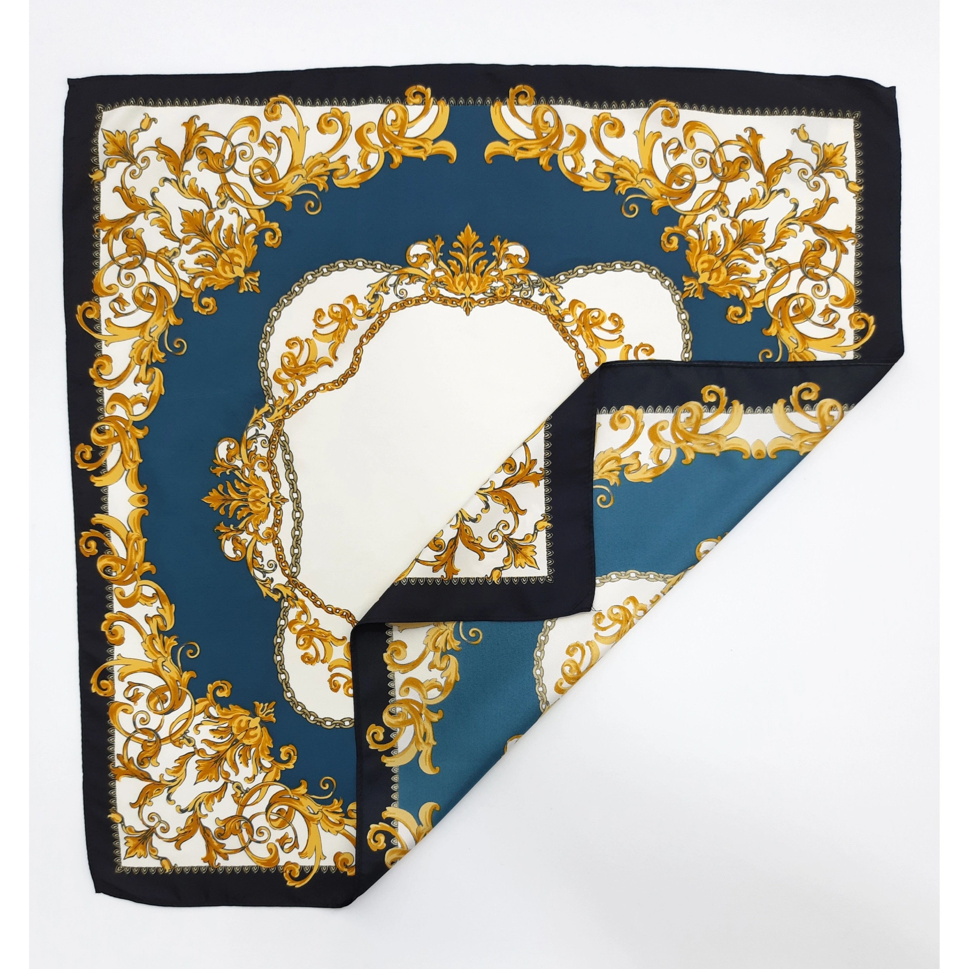H&M × Vintage H&M Silk Scarf / Neckerchief - HK345 Size ONE SIZE - 3 Thumbnail