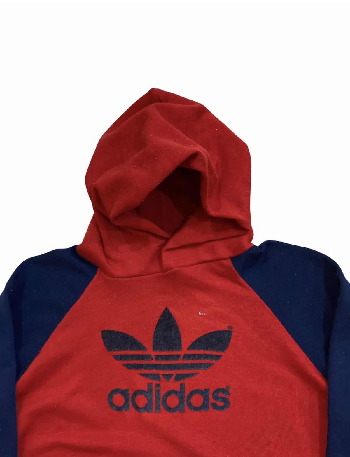 Adidas Vintage Big Logo Adidas Trefoil Velvet Hoodie Size US L / EU 52-54 / 3 - 3 Thumbnail