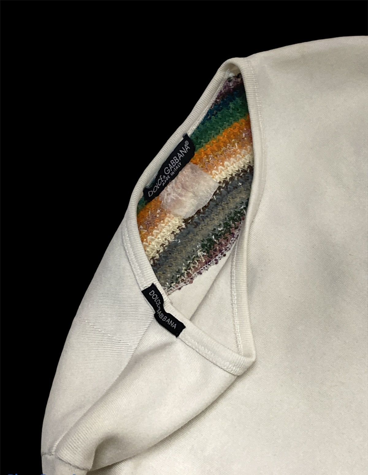 Dolce & Gabbana × Vintage Vintage 90’s Dolce & Gabbana D&G White Long Sleeve Shirt Size US S / EU 44-46 / 1 - 5 Thumbnail