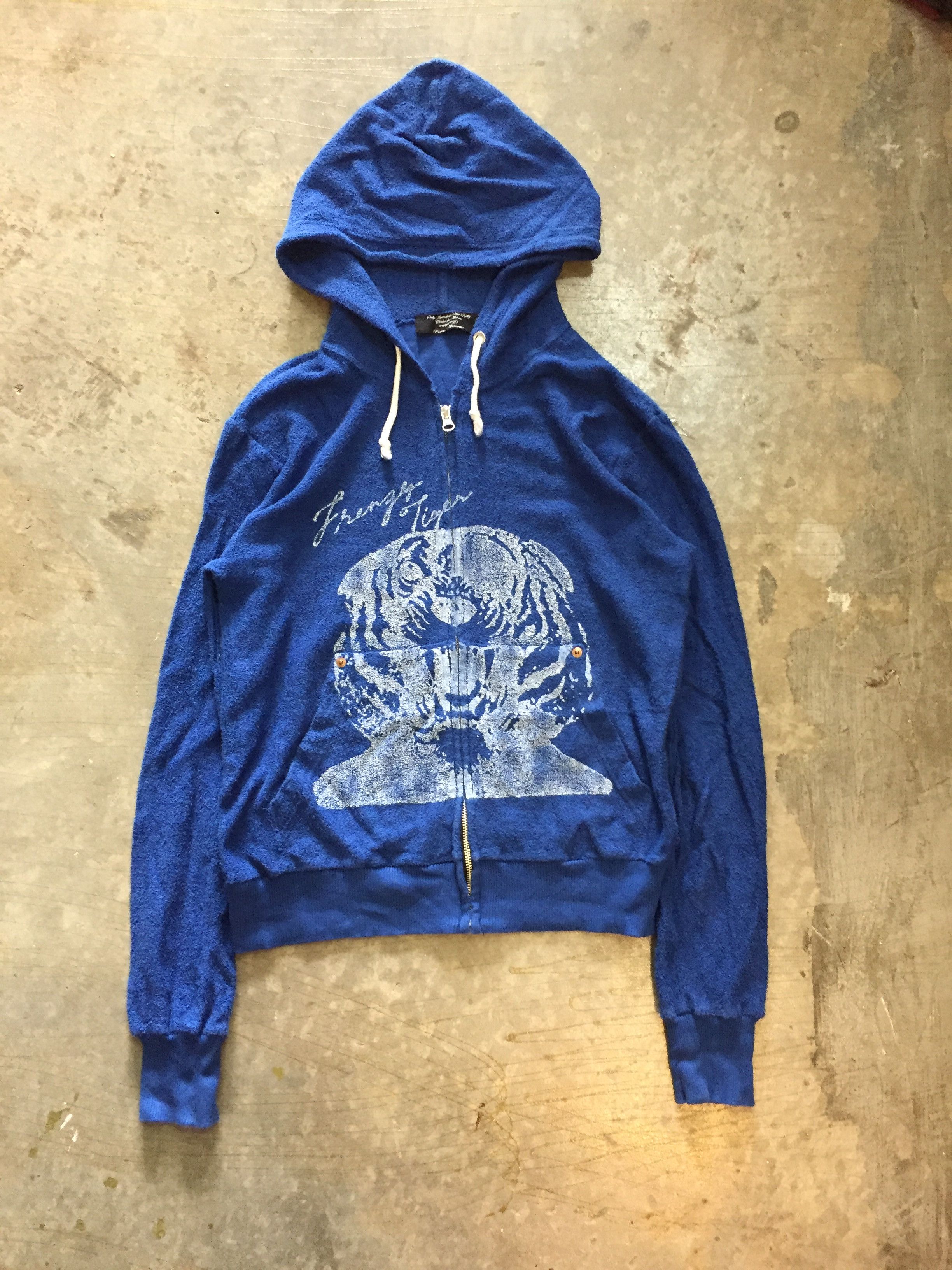 Japanese Brand RNA DNA Tiger towel cotton hoodie Size US XS / EU 42 / 0 - 2 Thumbnail