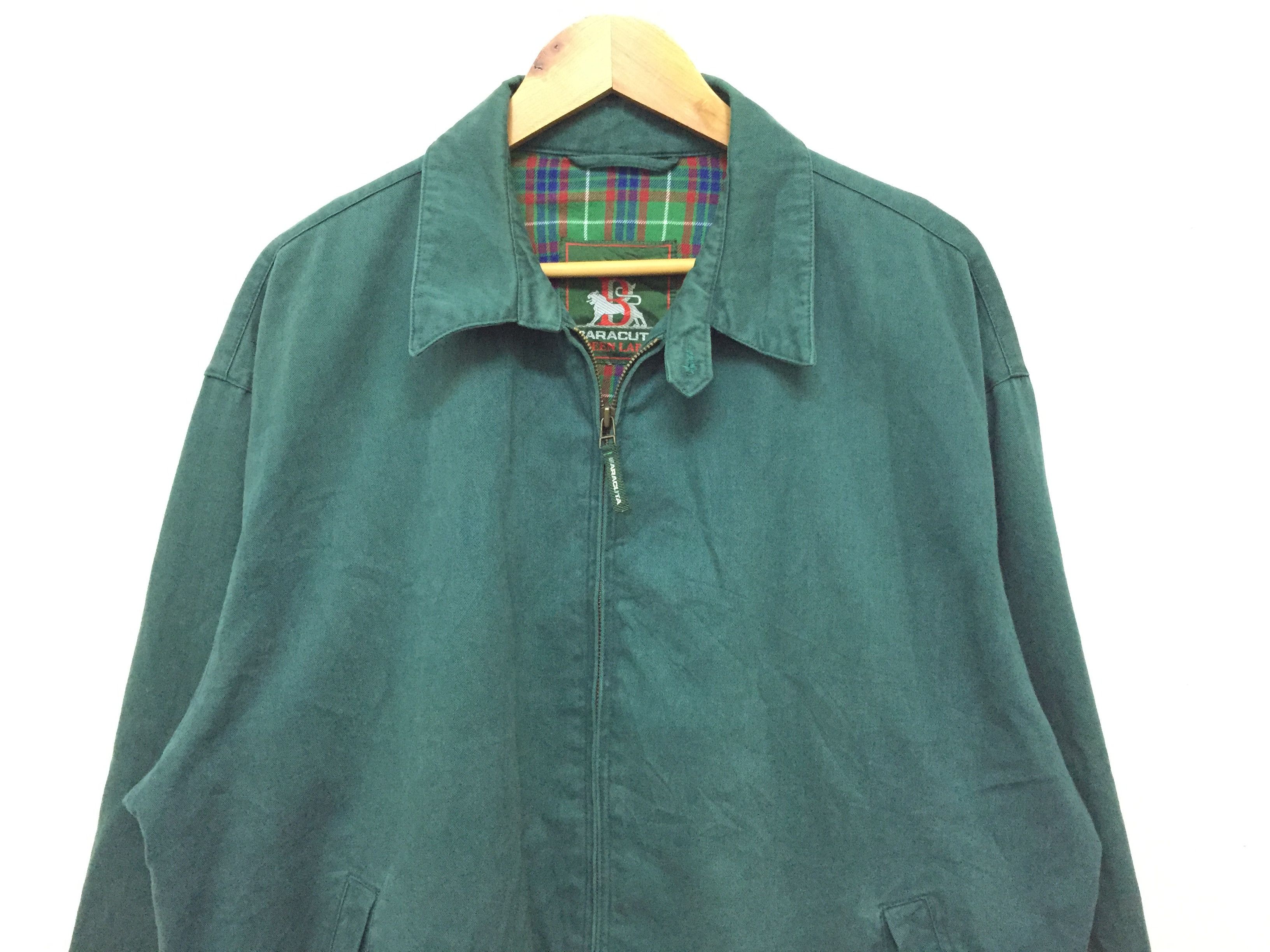 Baracuta Limited Green Label tartan lining Bomber jacket Size US L / EU 52-54 / 3 - 3 Thumbnail