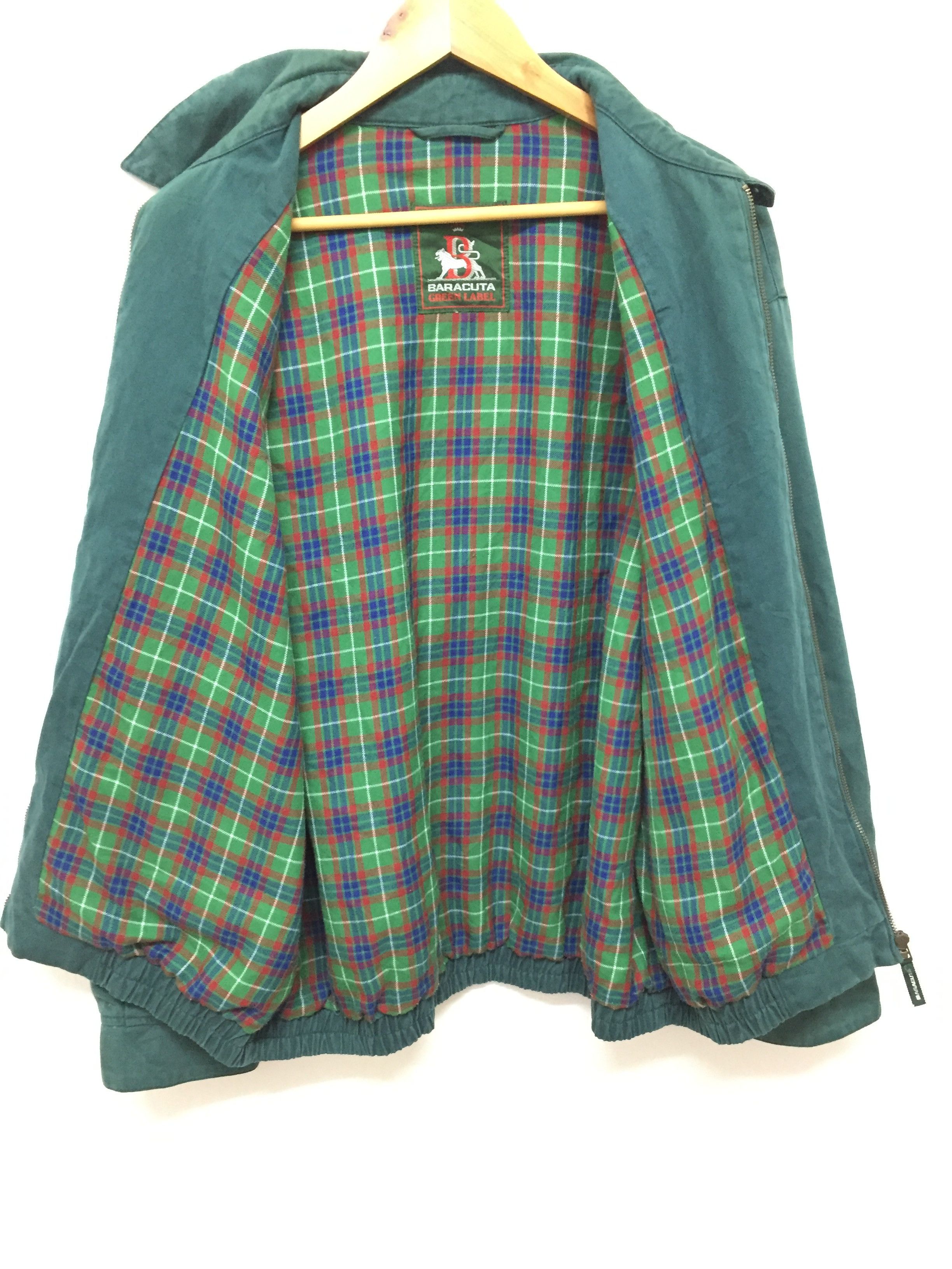 Baracuta Limited Green Label tartan lining Bomber jacket Size US L / EU 52-54 / 3 - 5 Thumbnail