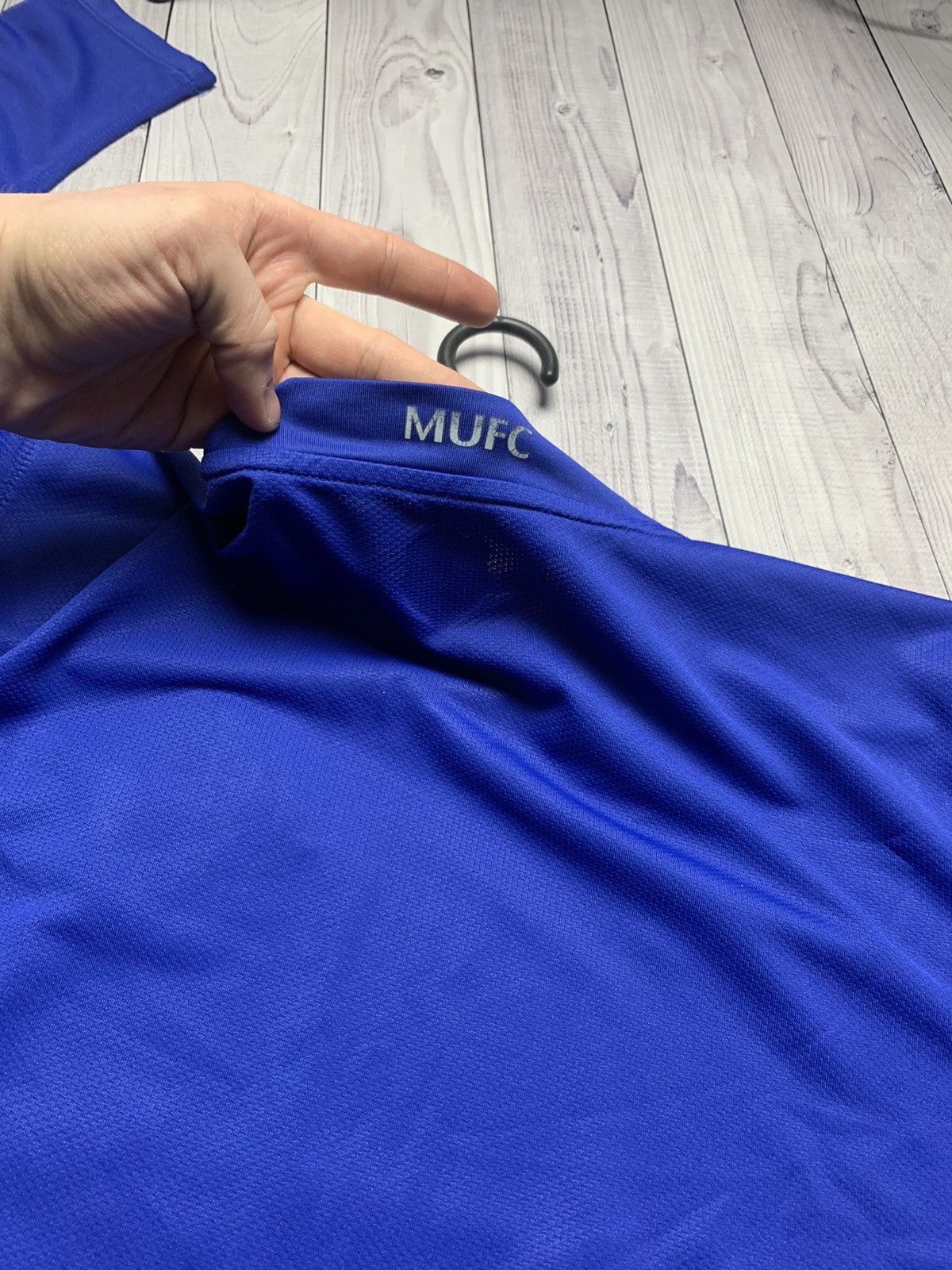 Vintage Vintage Nike soccer jersey Manchester United long Blue Size US L / EU 52-54 / 3 - 8 Thumbnail
