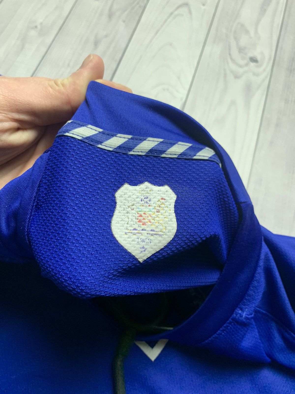 Vintage Vintage Nike soccer jersey Manchester United long Blue Size US L / EU 52-54 / 3 - 5 Thumbnail