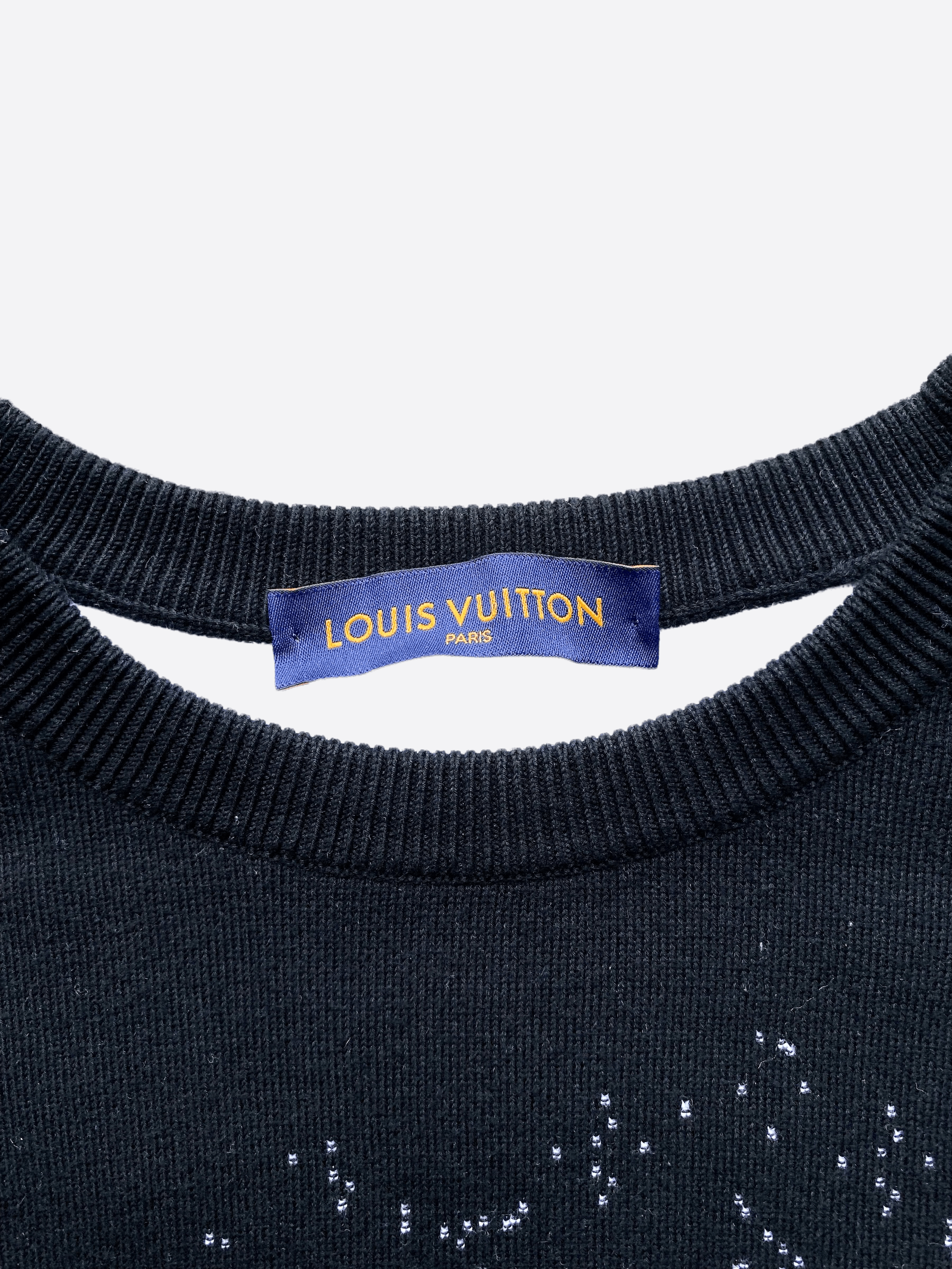 Louis Vuitton Louis Vuitton Black Monogram Gradient Sweater Size US M / EU 48-50 / 2 - 3 Thumbnail