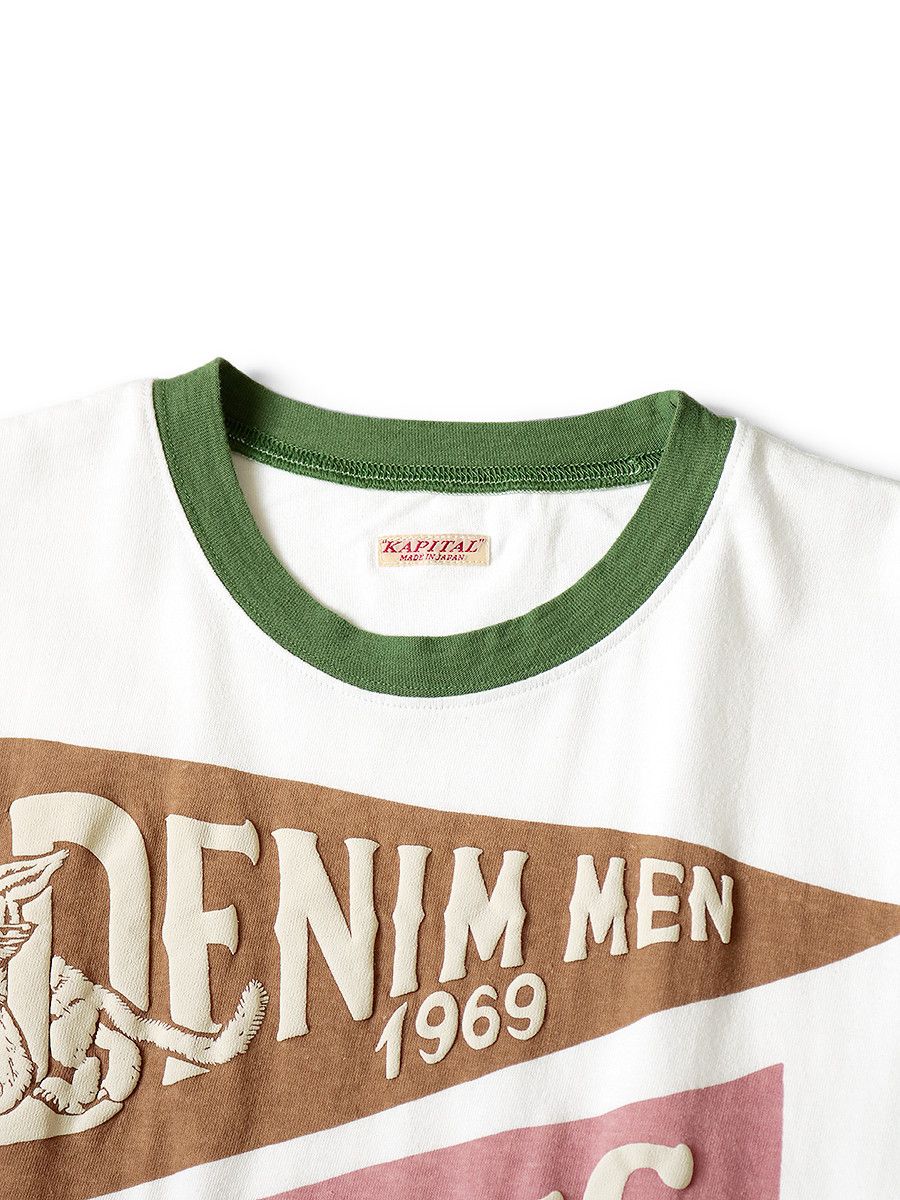 Kapital kapital penant DENIM MEN LOVE CATS ringar T-shirt Size US S / EU 44-46 / 1 - 2 Thumbnail